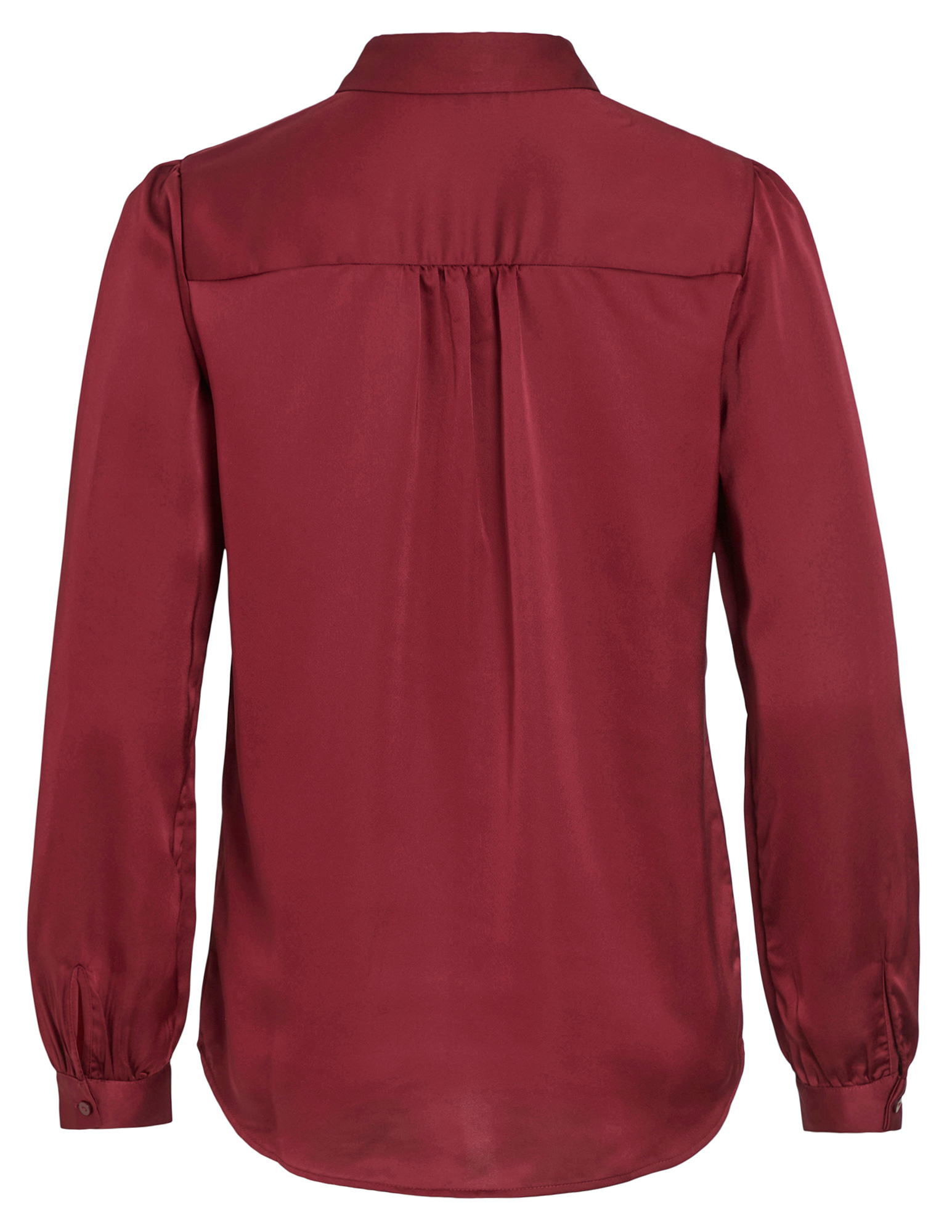Vila Blouse Ellette Satin 14063320 Bordeaux