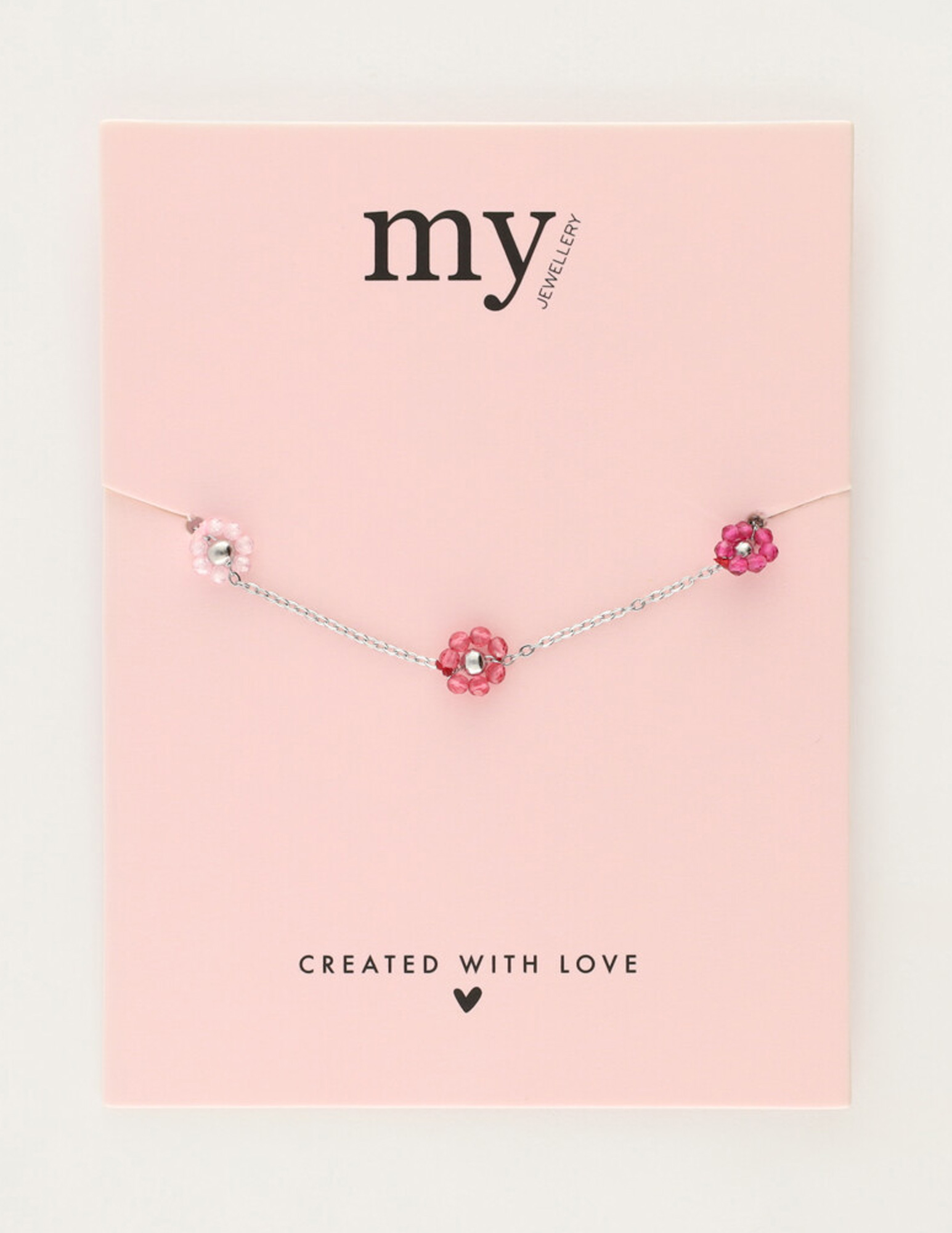 My Jewellery Sunrocks armband bloemen MJ12214 Zilver