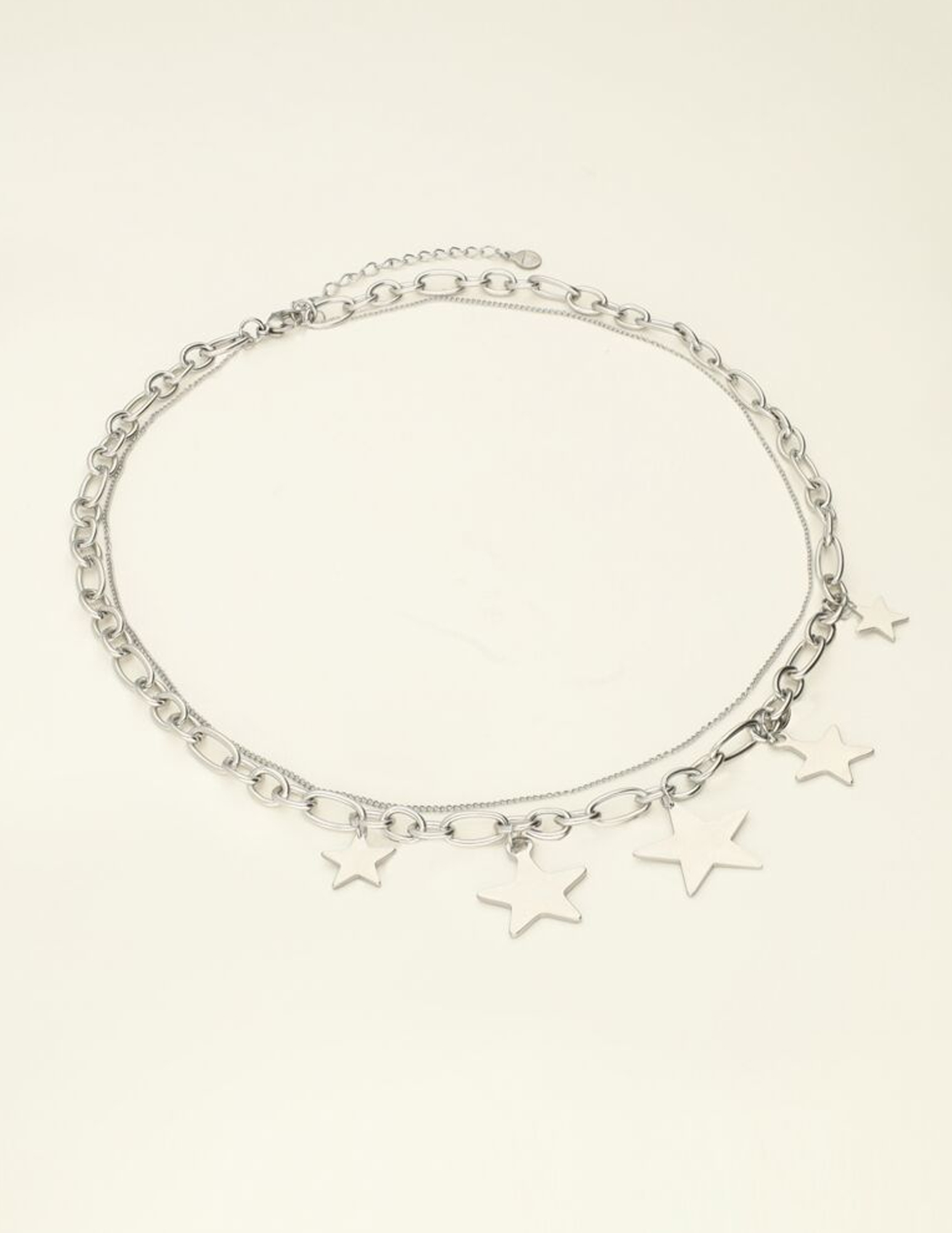 My Jewellery Statement ketting chain stars MJ09525 Zilver