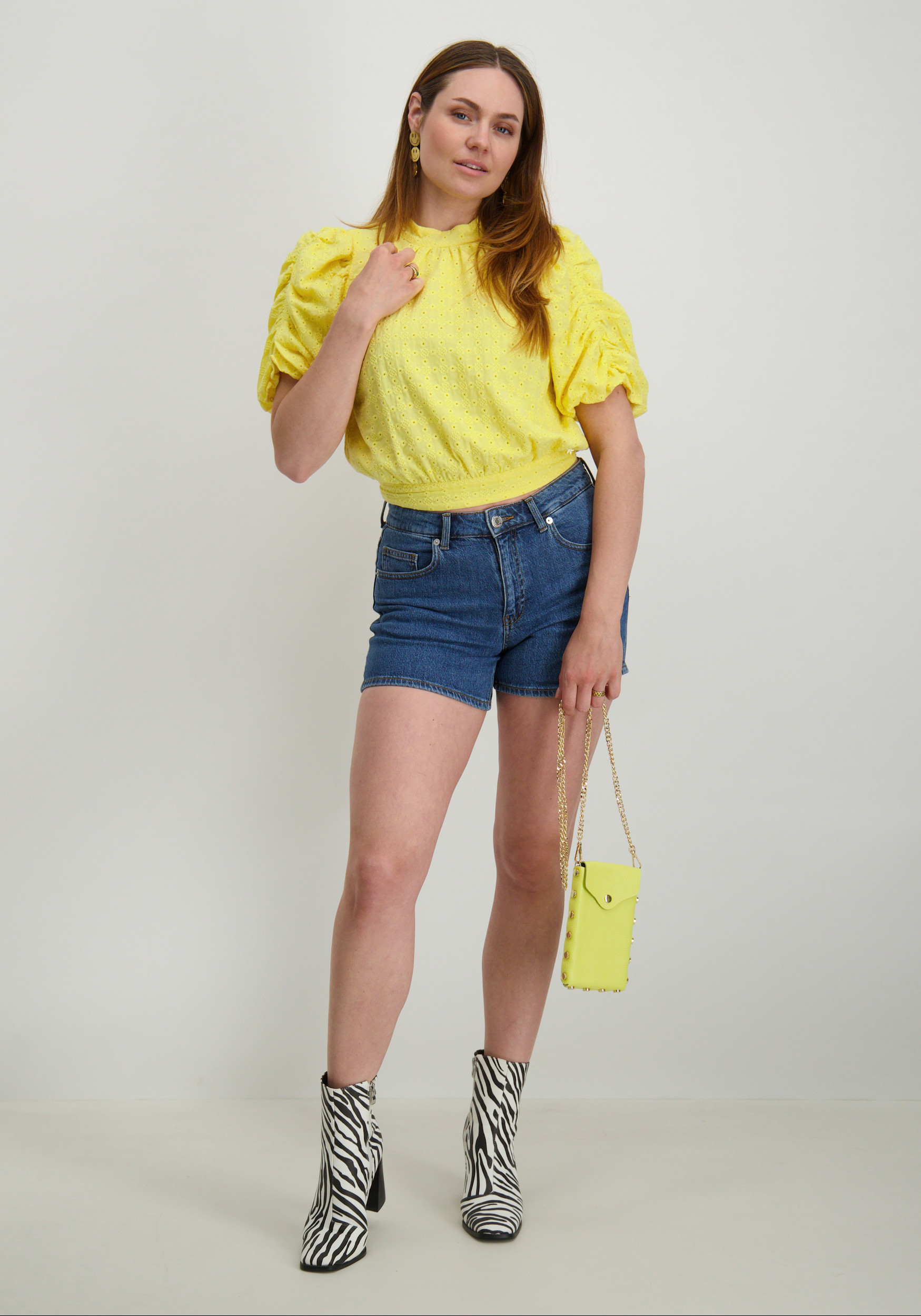 Vero moda Korte broek Tess 10301532 Jeans blauw