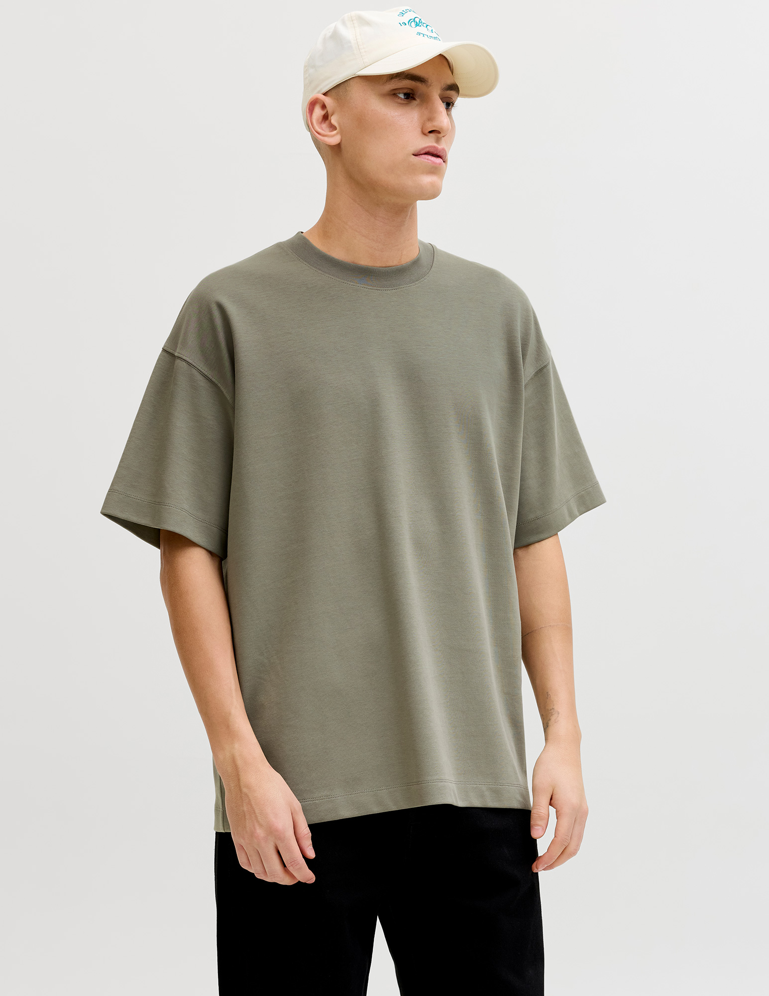 JACK & JONES T-shirt Barron 12298906 Midden groen