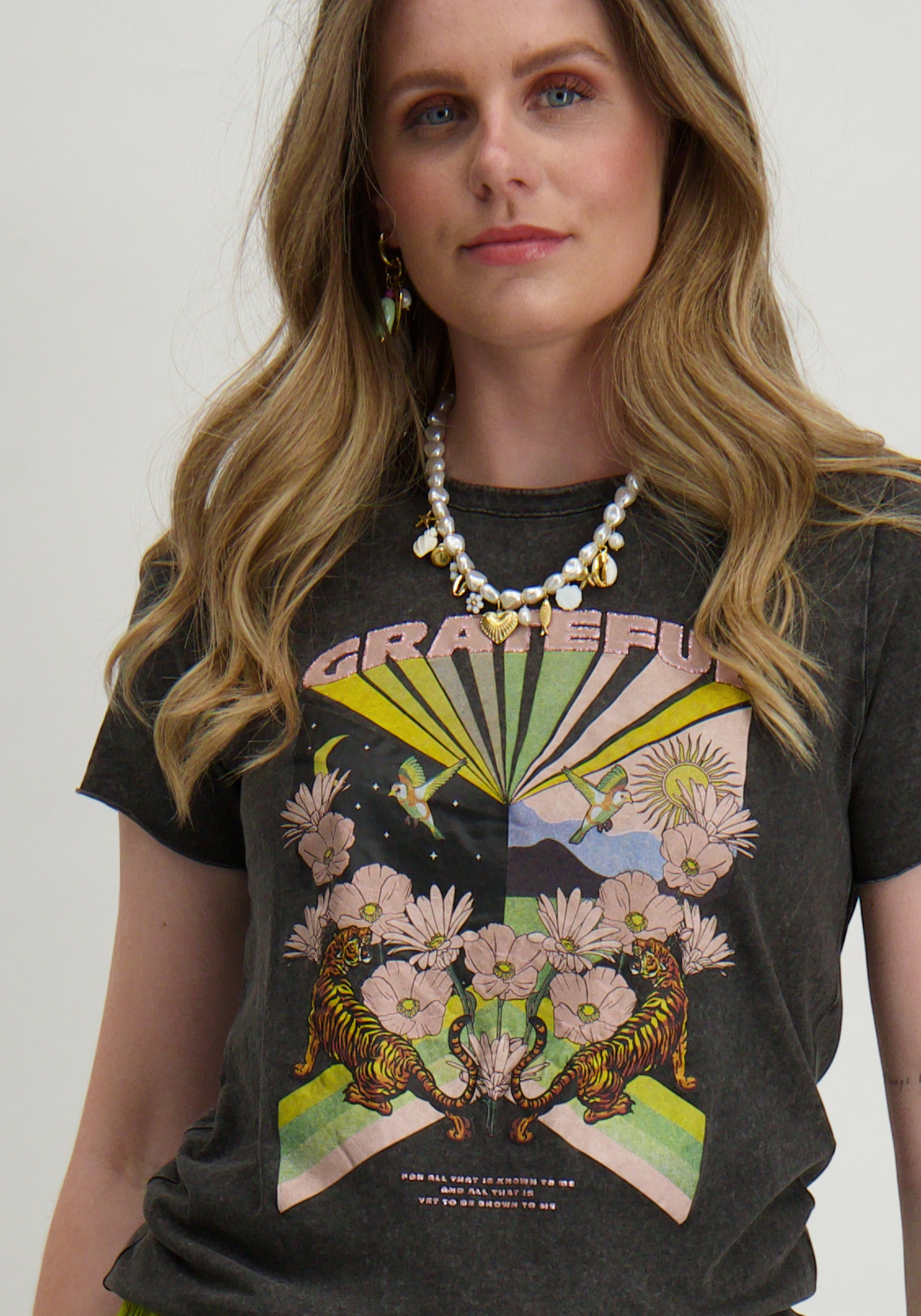 Only T-shirt Lucy 15215721 Zwart