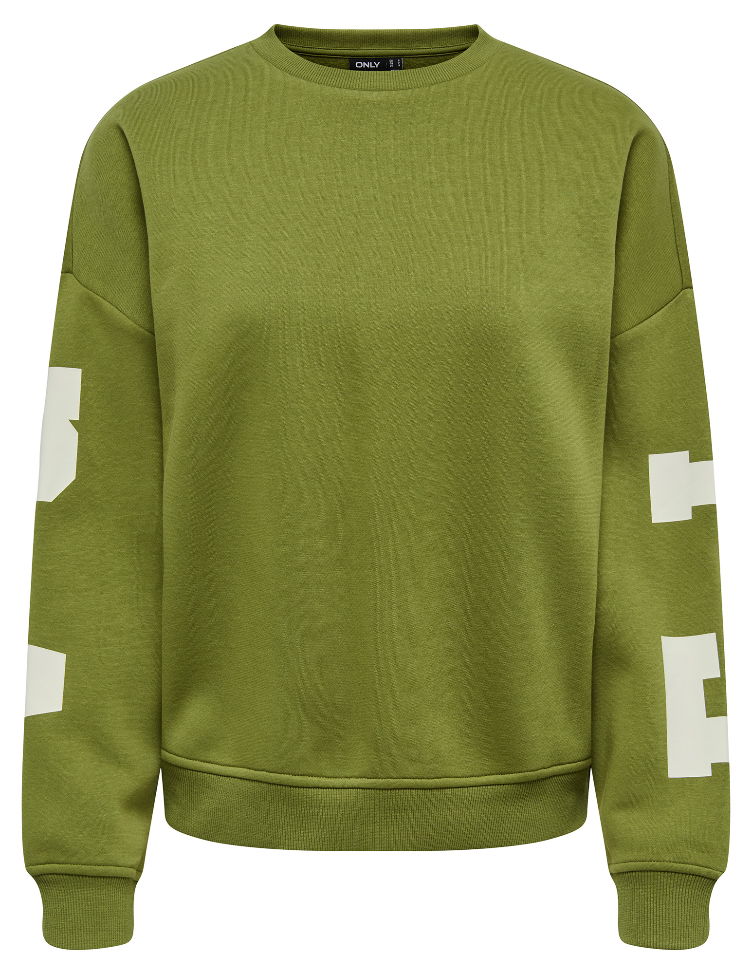 ONLY Sweater backprint 15356793 Midden groen