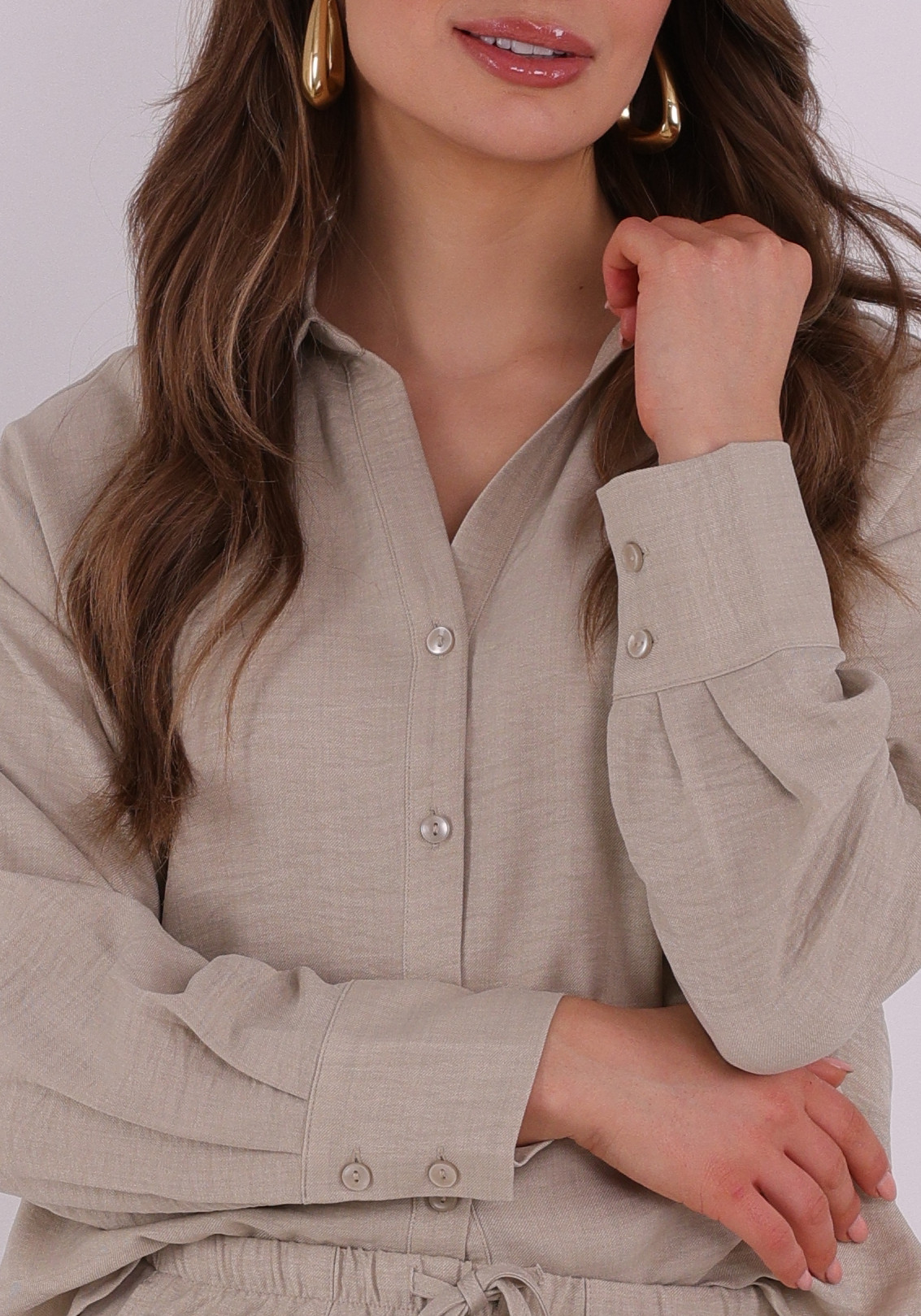 Vero moda Blouse Melaney queeny 10316389 Zand