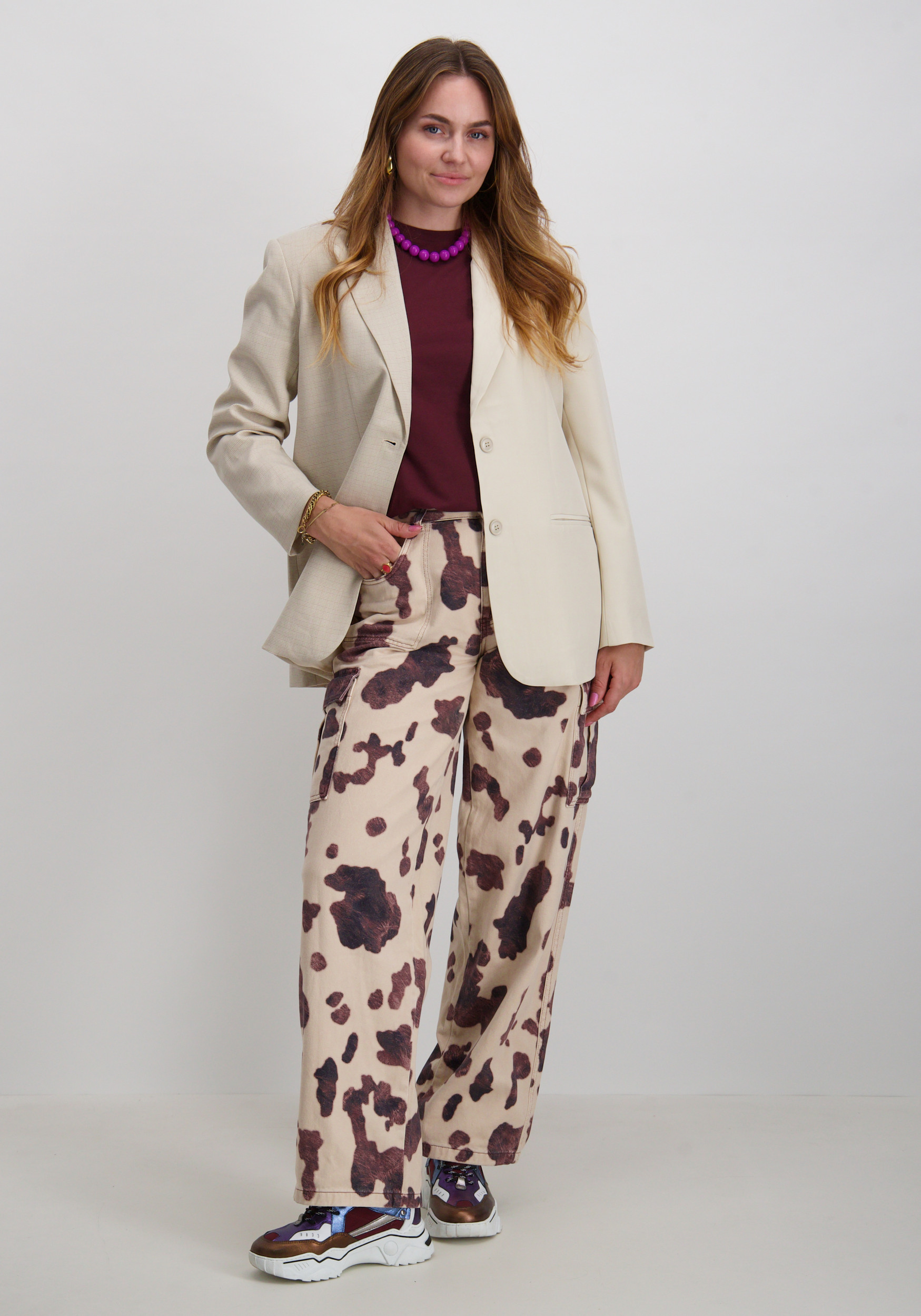 Refined Department Blazer Bodi R2508449687 Ecru