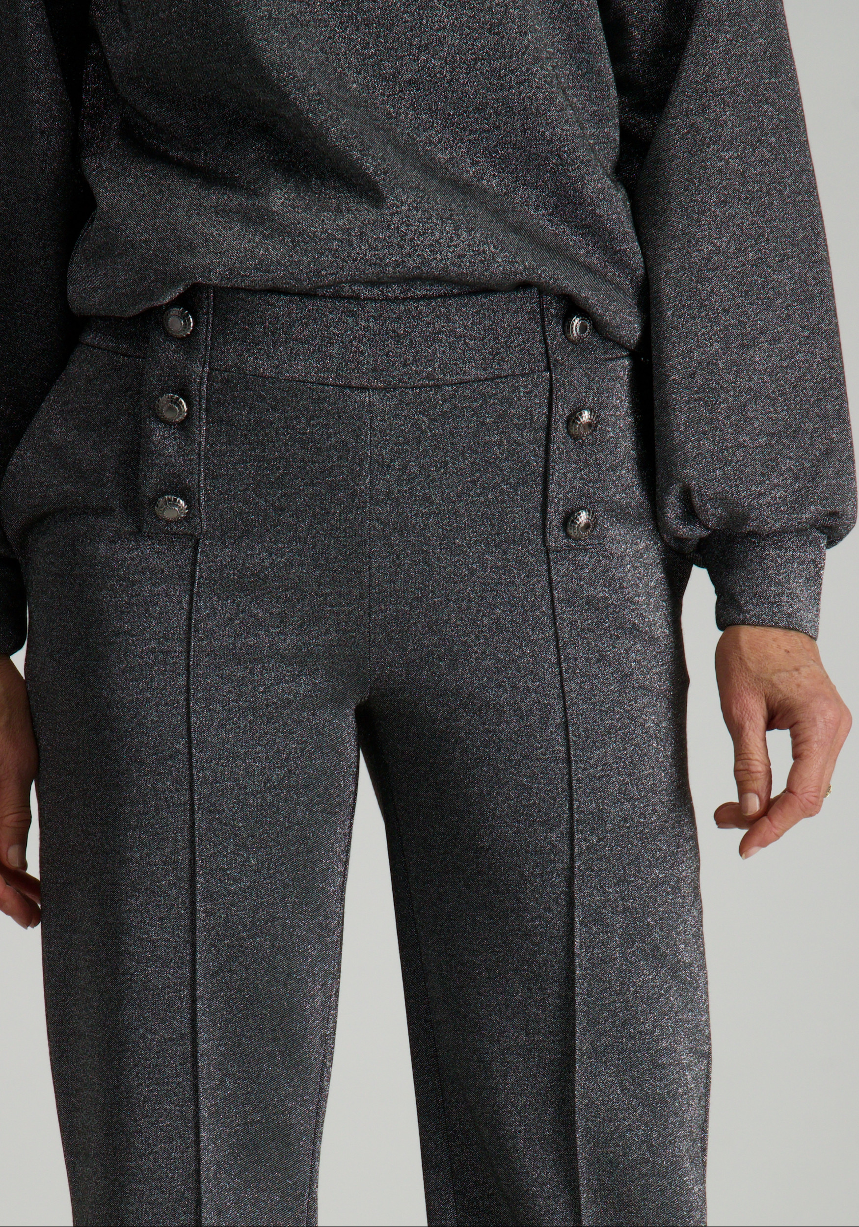 Tramontana Broek Sparkle K08-14-101 Zilver