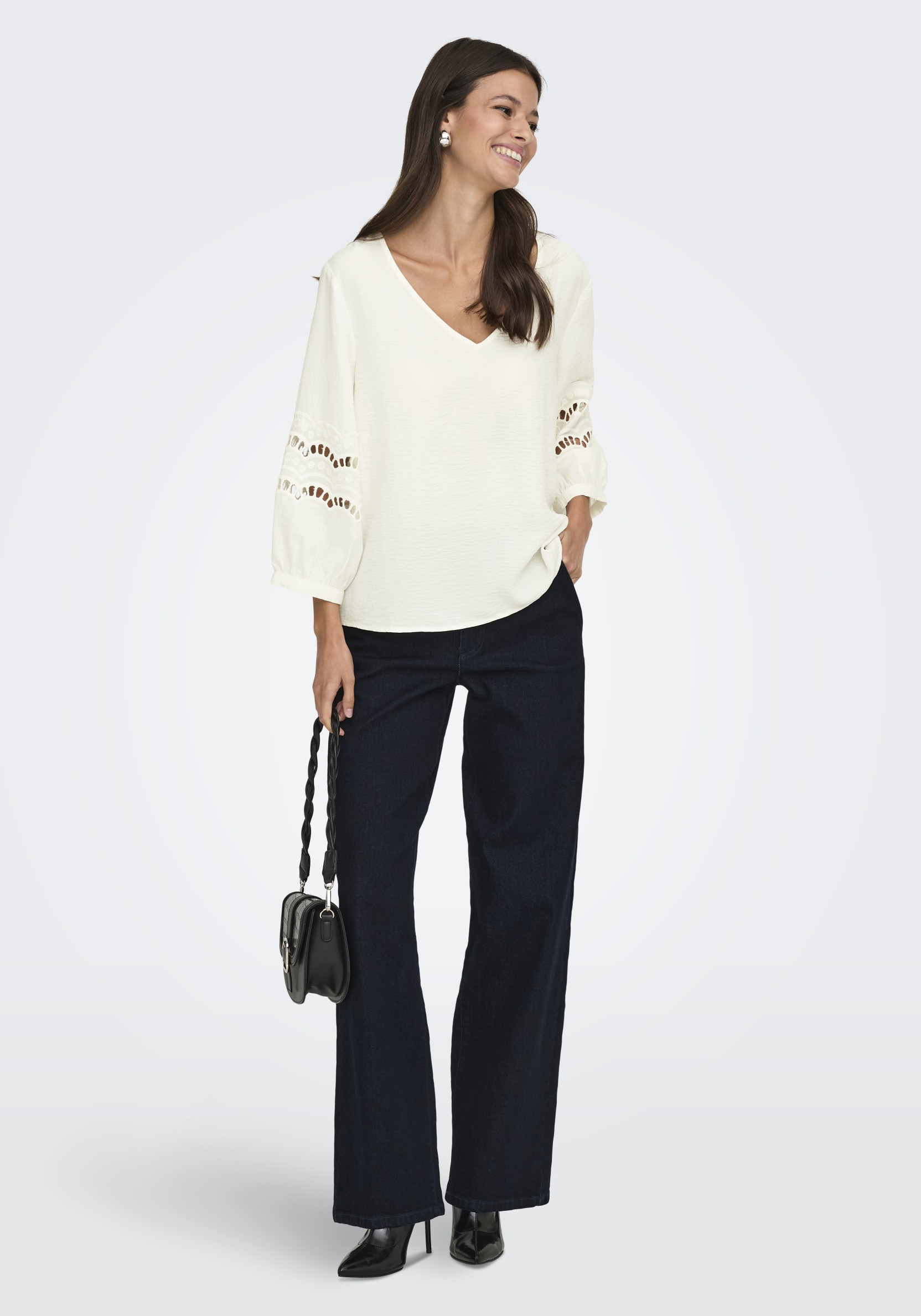JDY Blouse Hannah 15368619 Wolwit-ecru