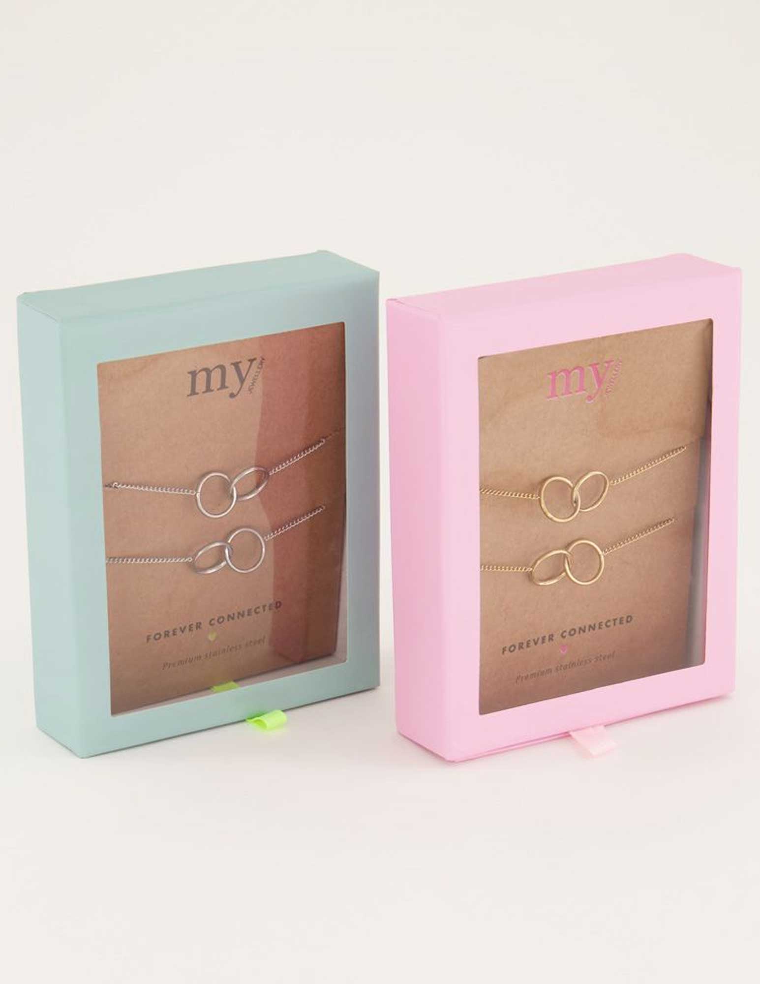 My Jewellery Forever connected armbanden set MJ05003 Zilver