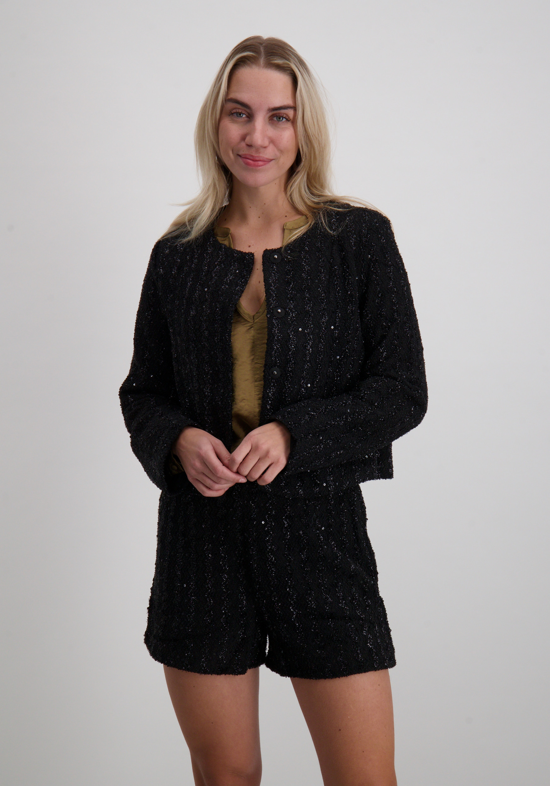 Ichi Jacket Ninky  20124817 Zwart