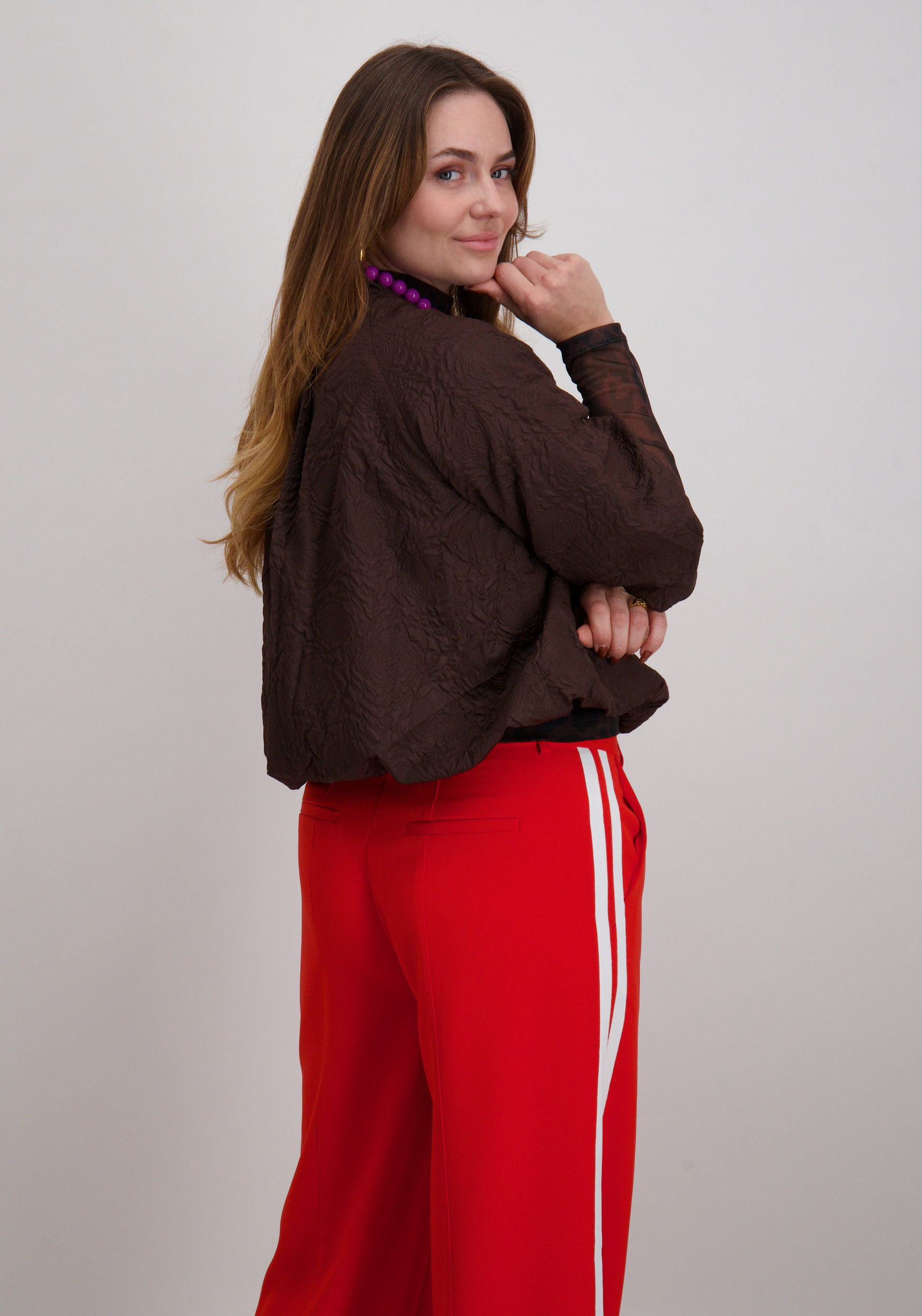 Only Balloon jacket Anja 15356774 Bruin