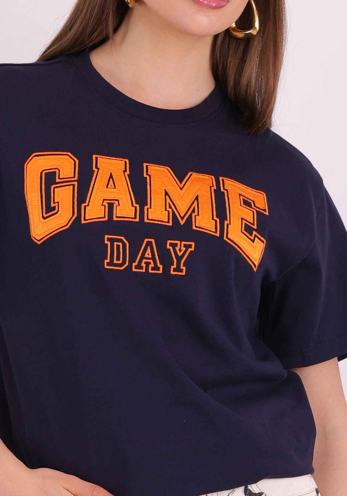 ONLY T-shirt Rikka 15364787 Donker blauw