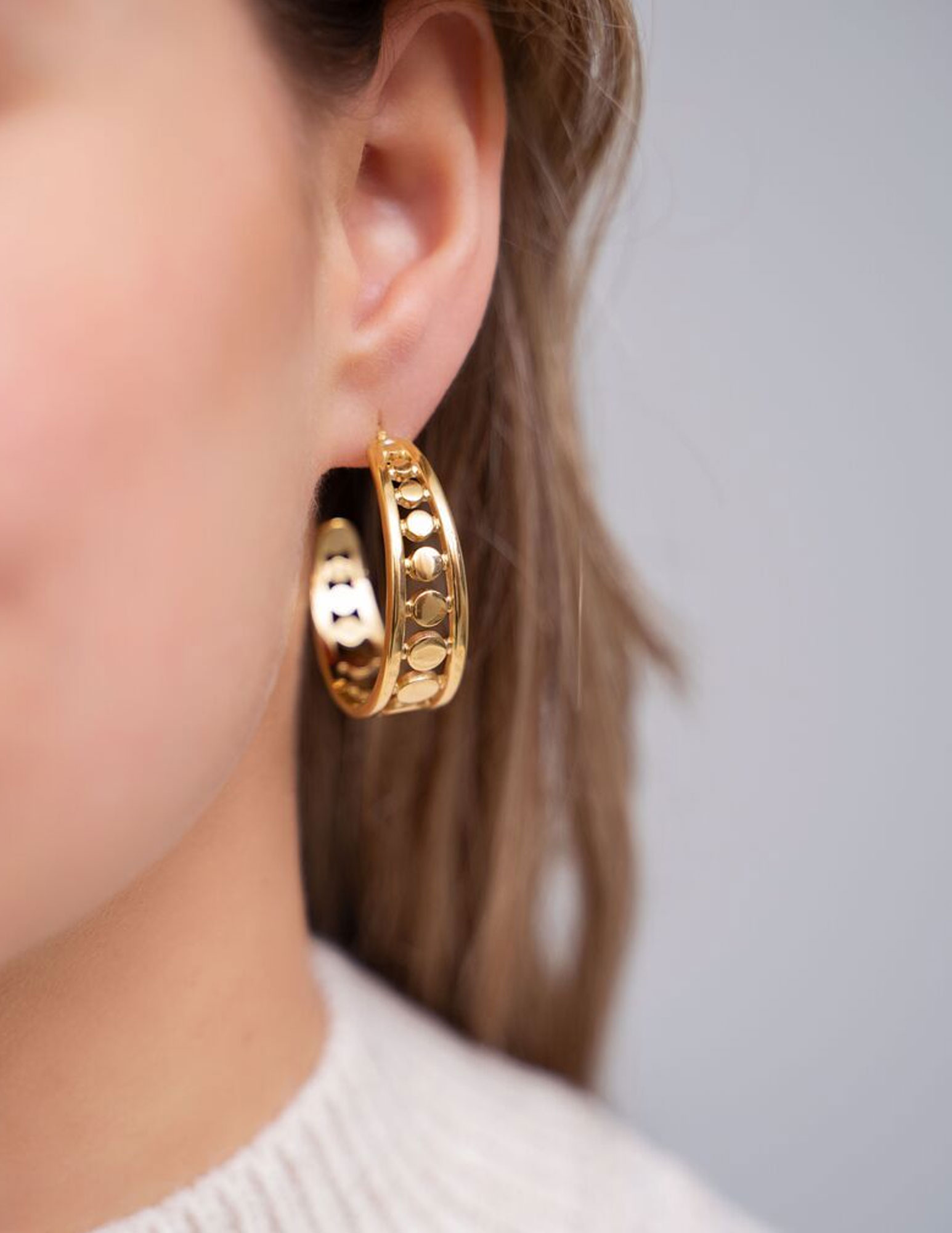 My Jewellery Oorringen met cirkels MJ07989 Zilver