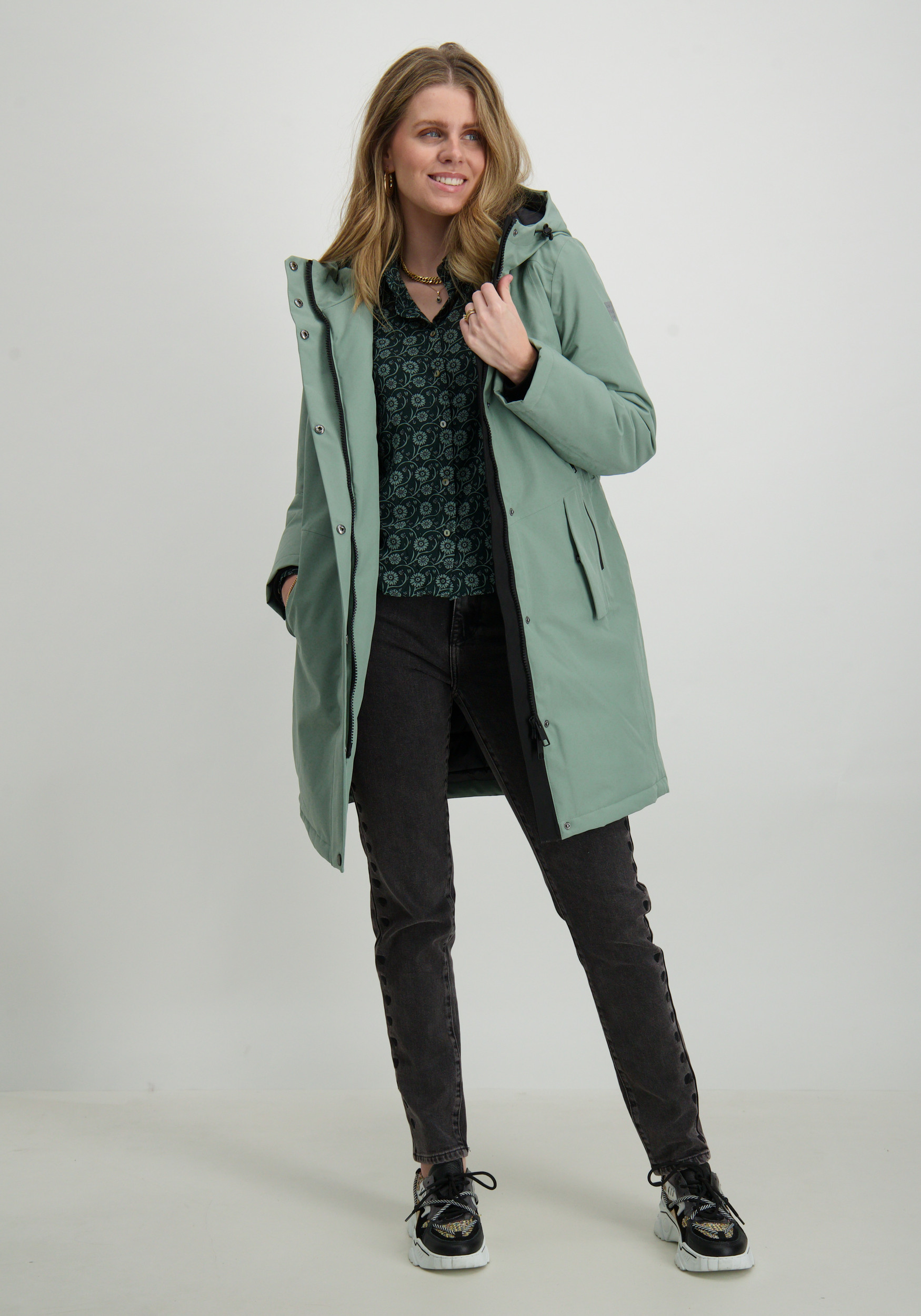 Covered - Romath Winterjas Frida L60359 Groen