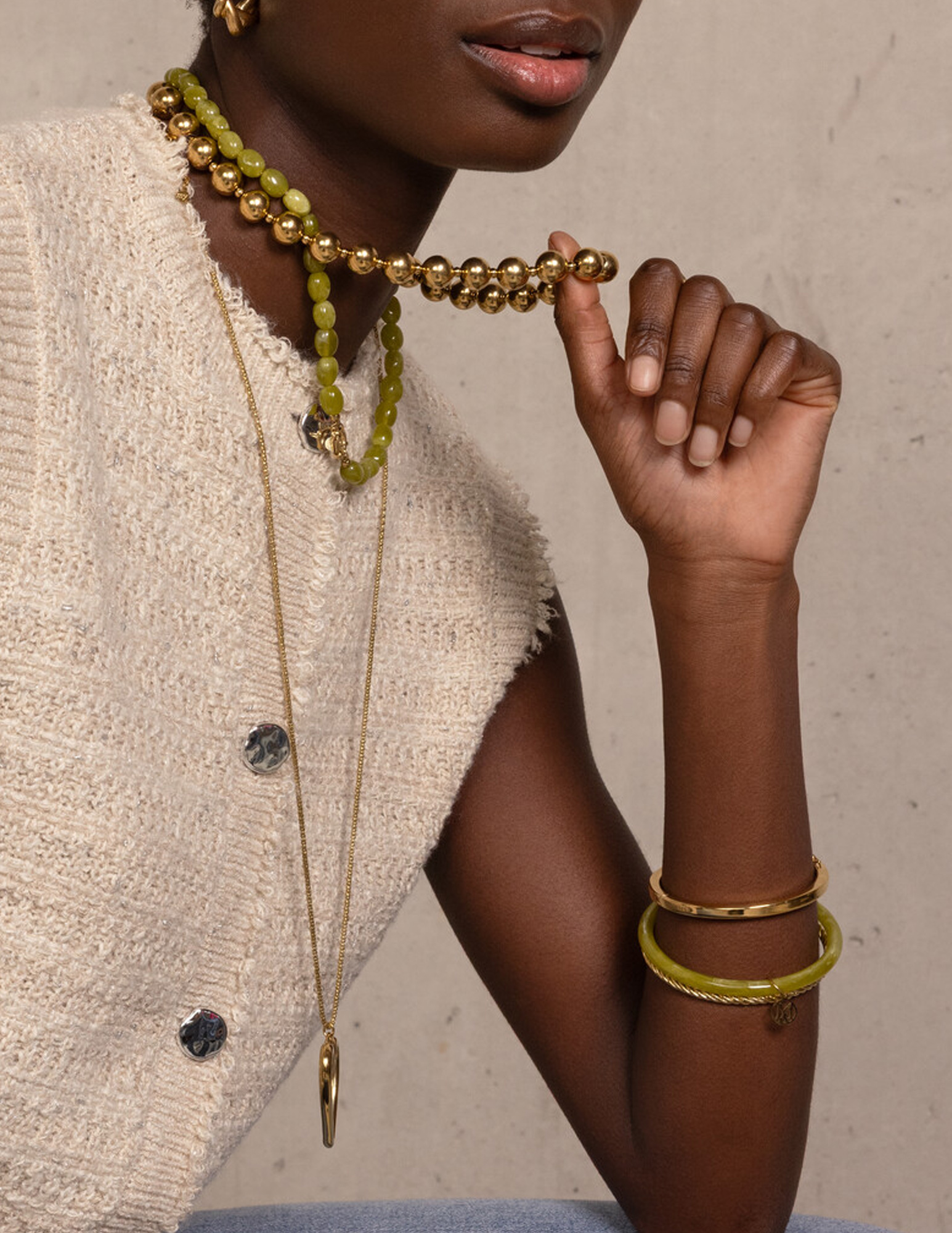 My Jewellery Bangle set MJ15847 Groen