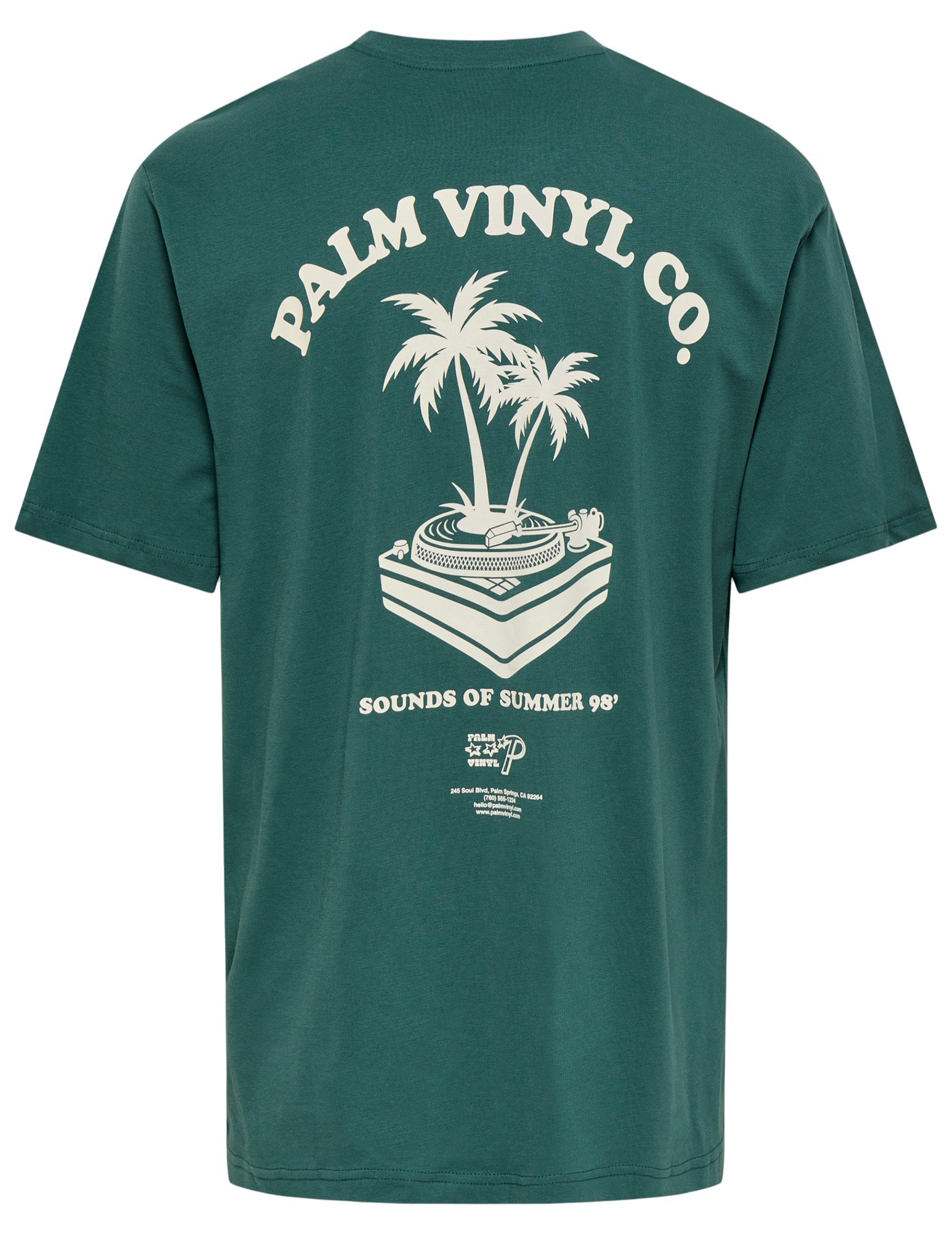 ONLY & SONS T-shirt Vibes 22039617 Donker groen