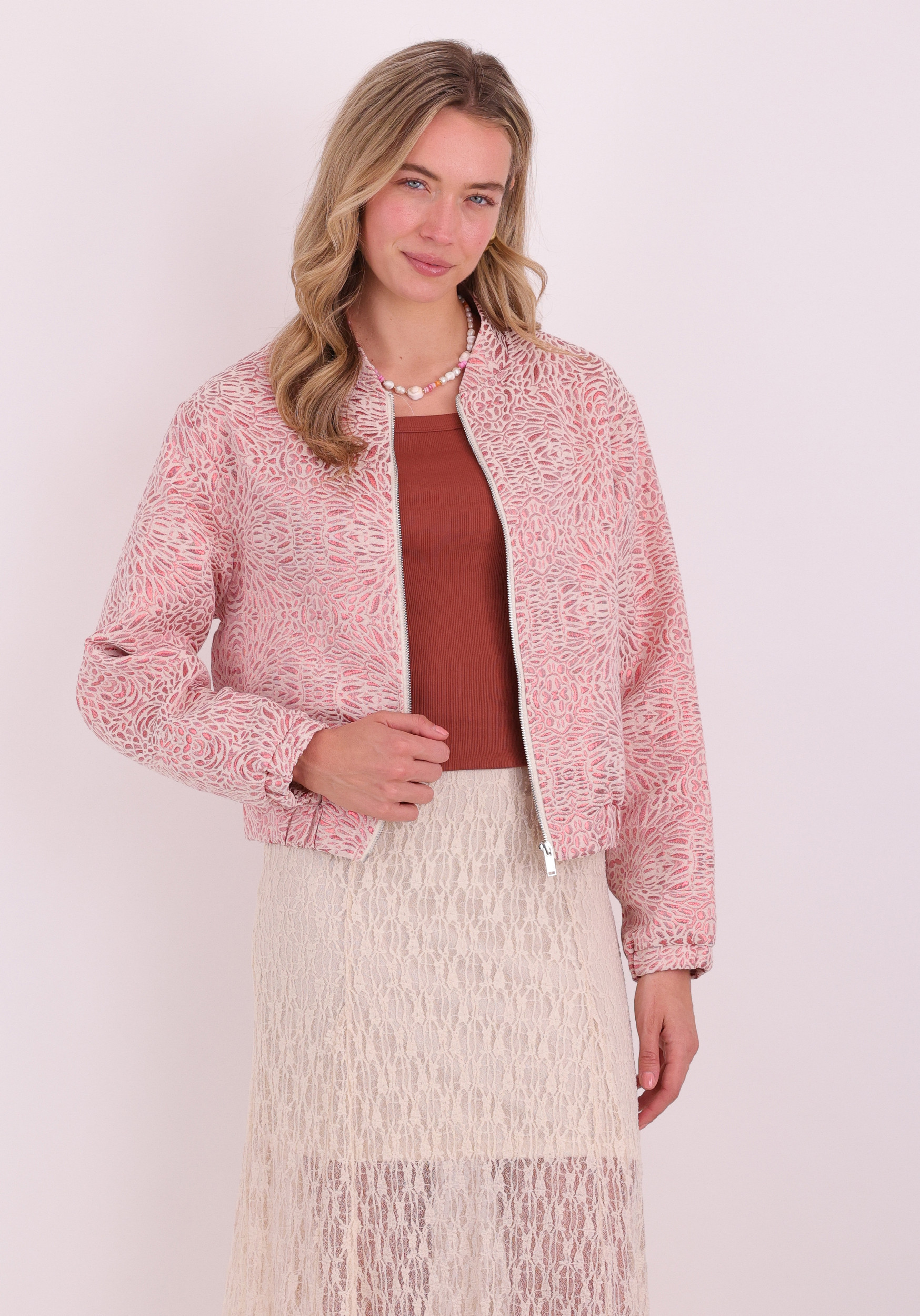 Jansen Amsterdam Bomberjack ROX SS26 Rose