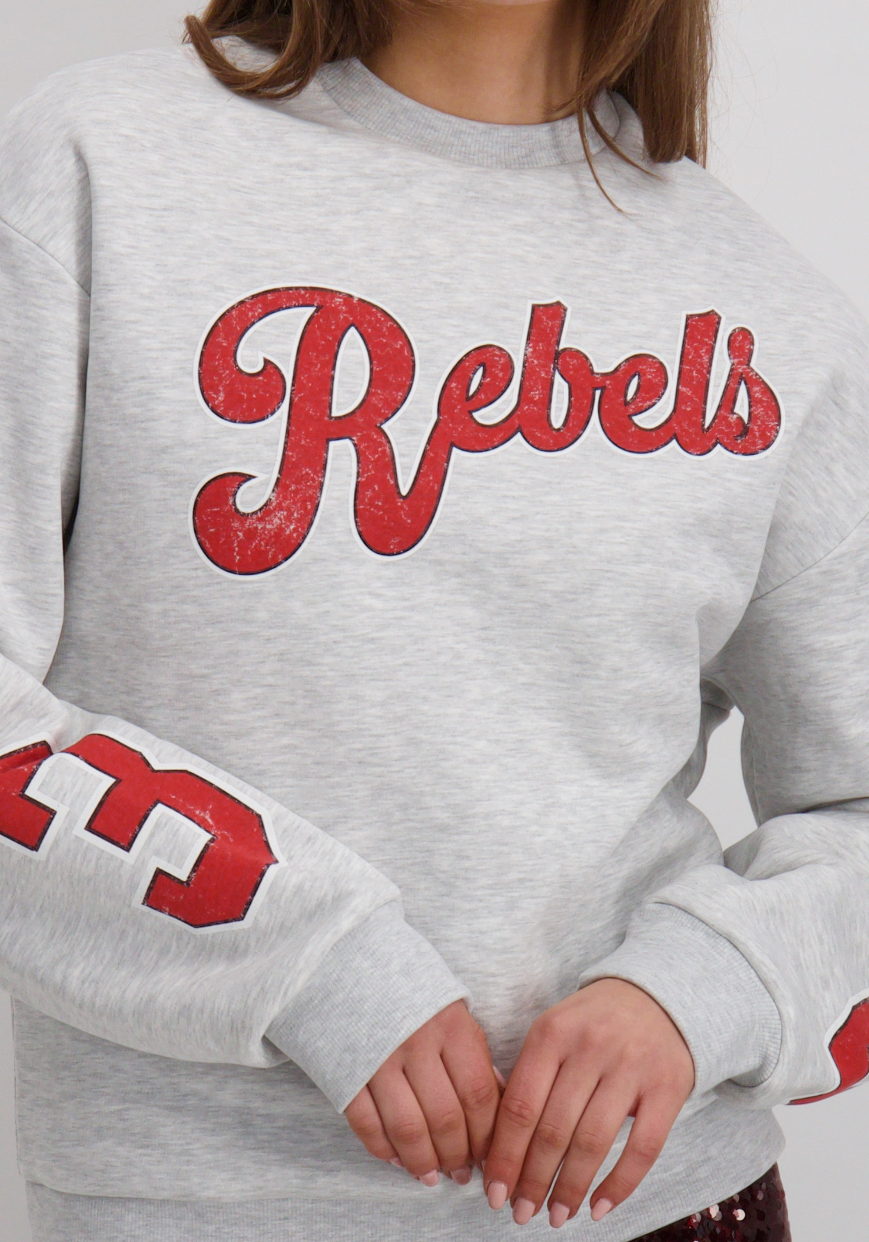 Colourful Rebel Sweater Rebel 33 WS417184 Grijs