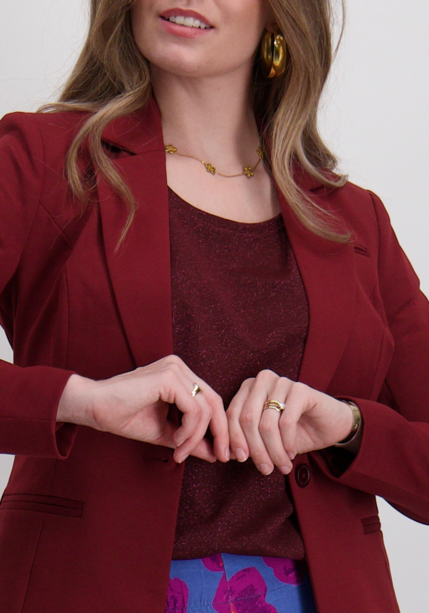 Only Blazer Peach 15298659 Bordeaux