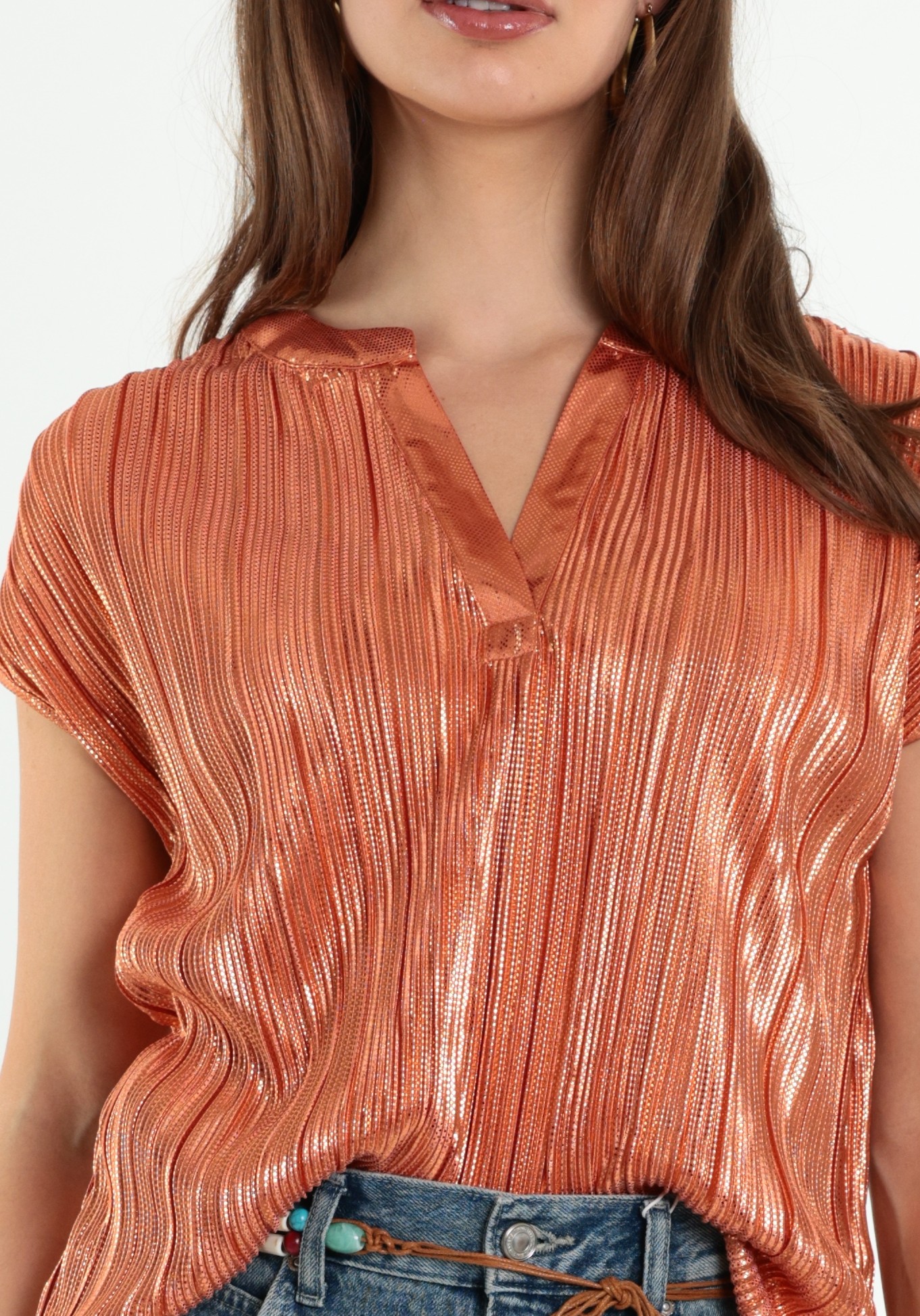 VERO MODA Top Kuvi 10348247 Oranje