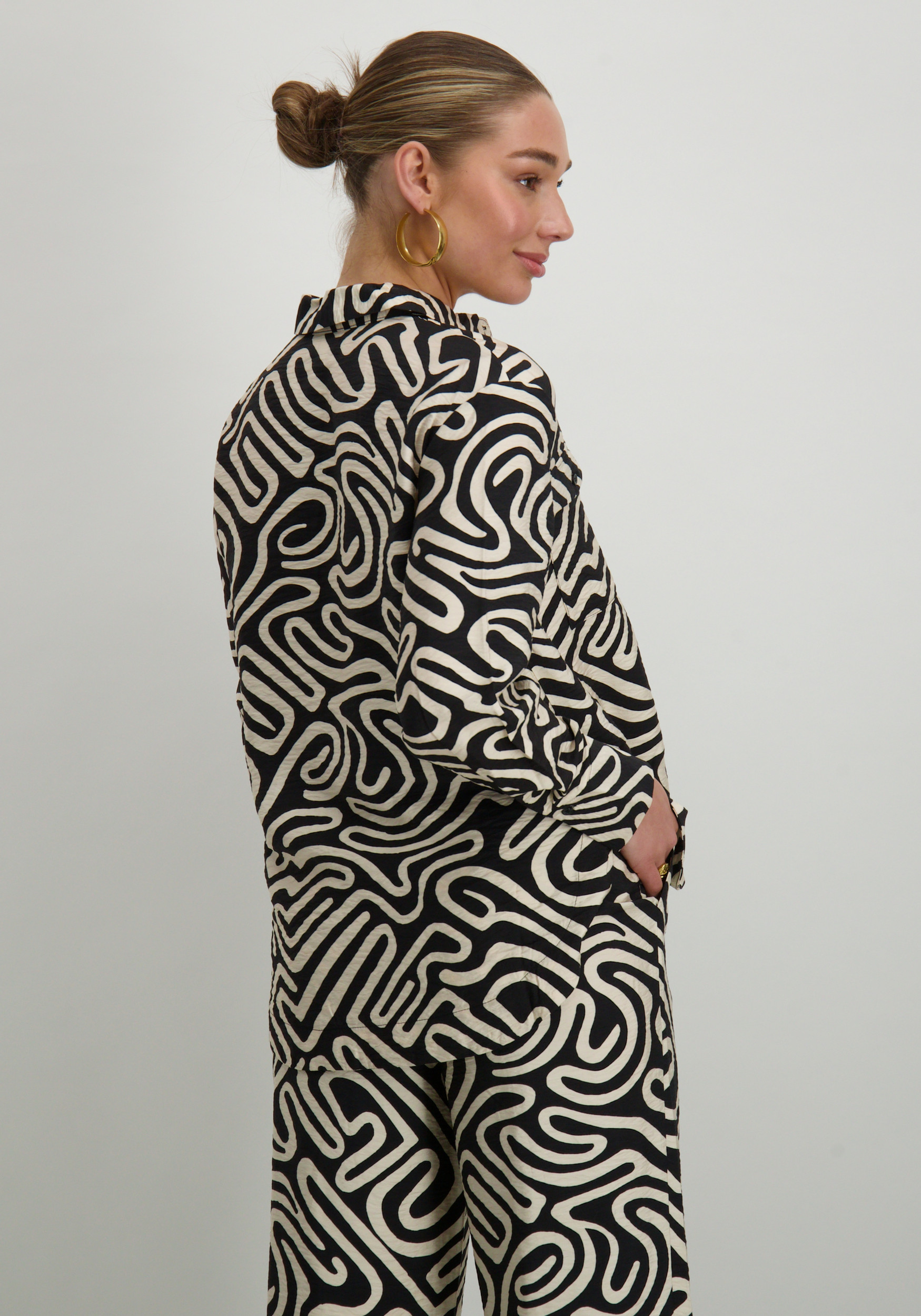 Vero moda Blouse Vigdis 10323265 Zwart