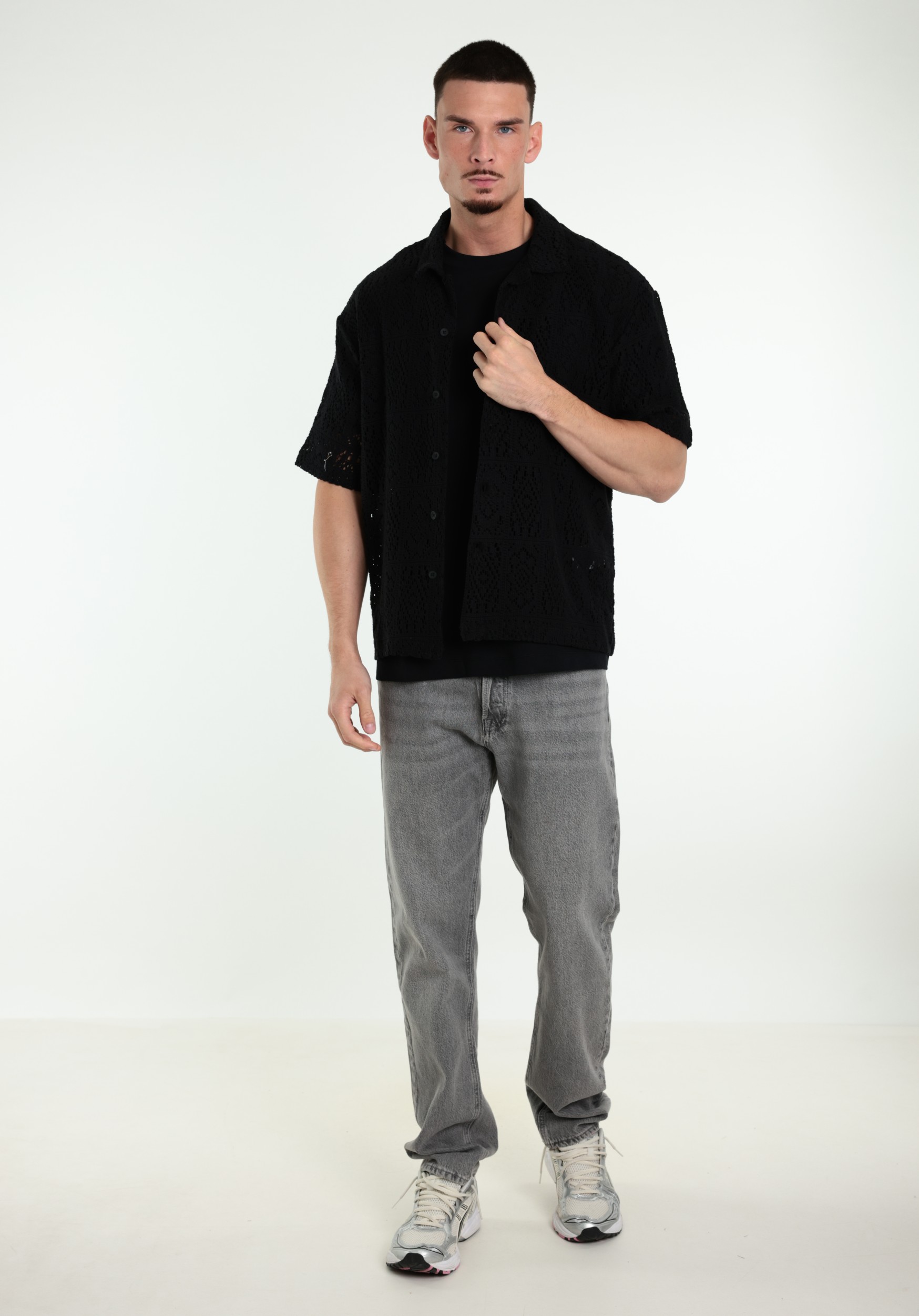 ONLY & SONS Overhemd Avon 22037987 Zwart