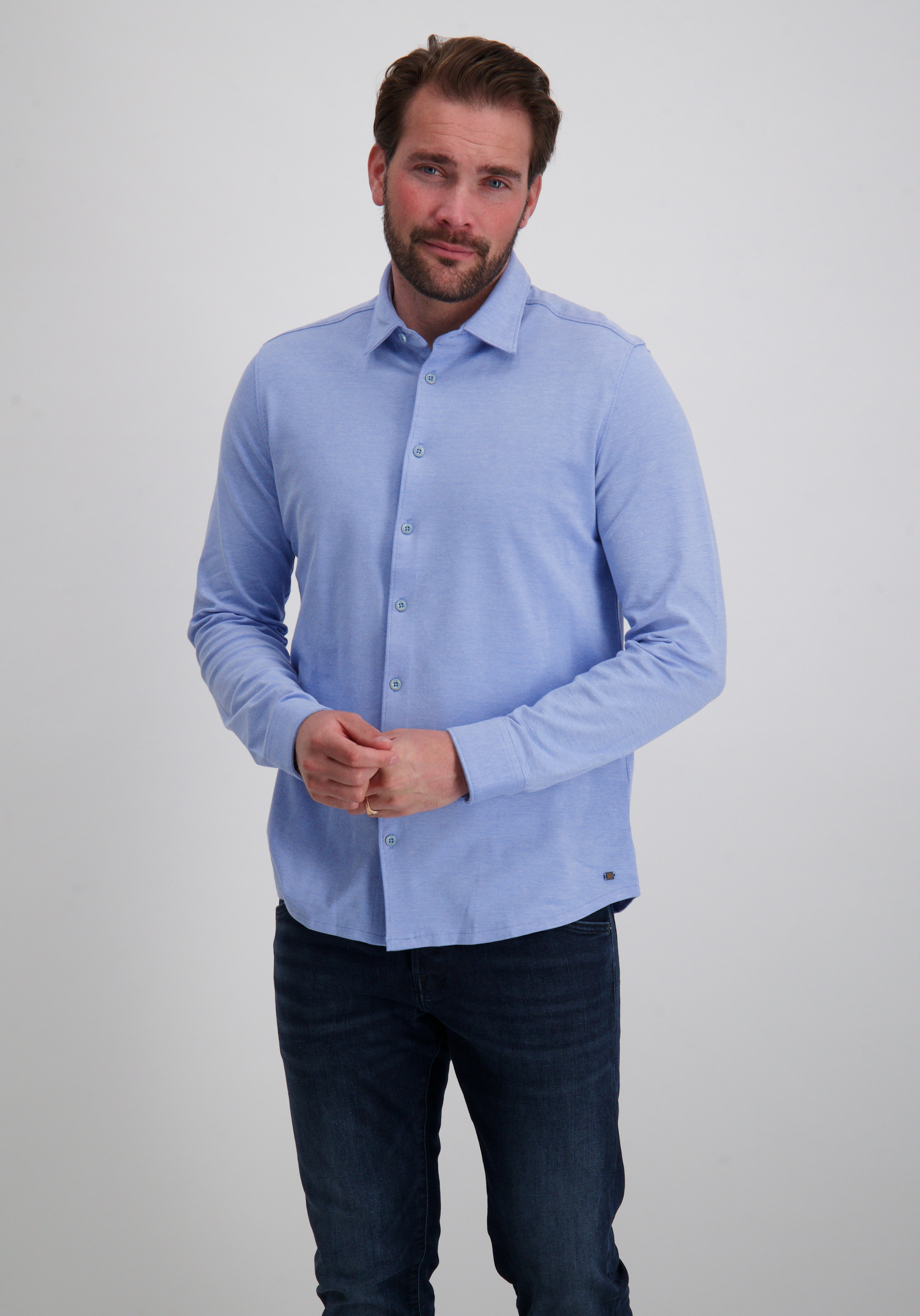 No Excess Overhemd N4186 Kobalt