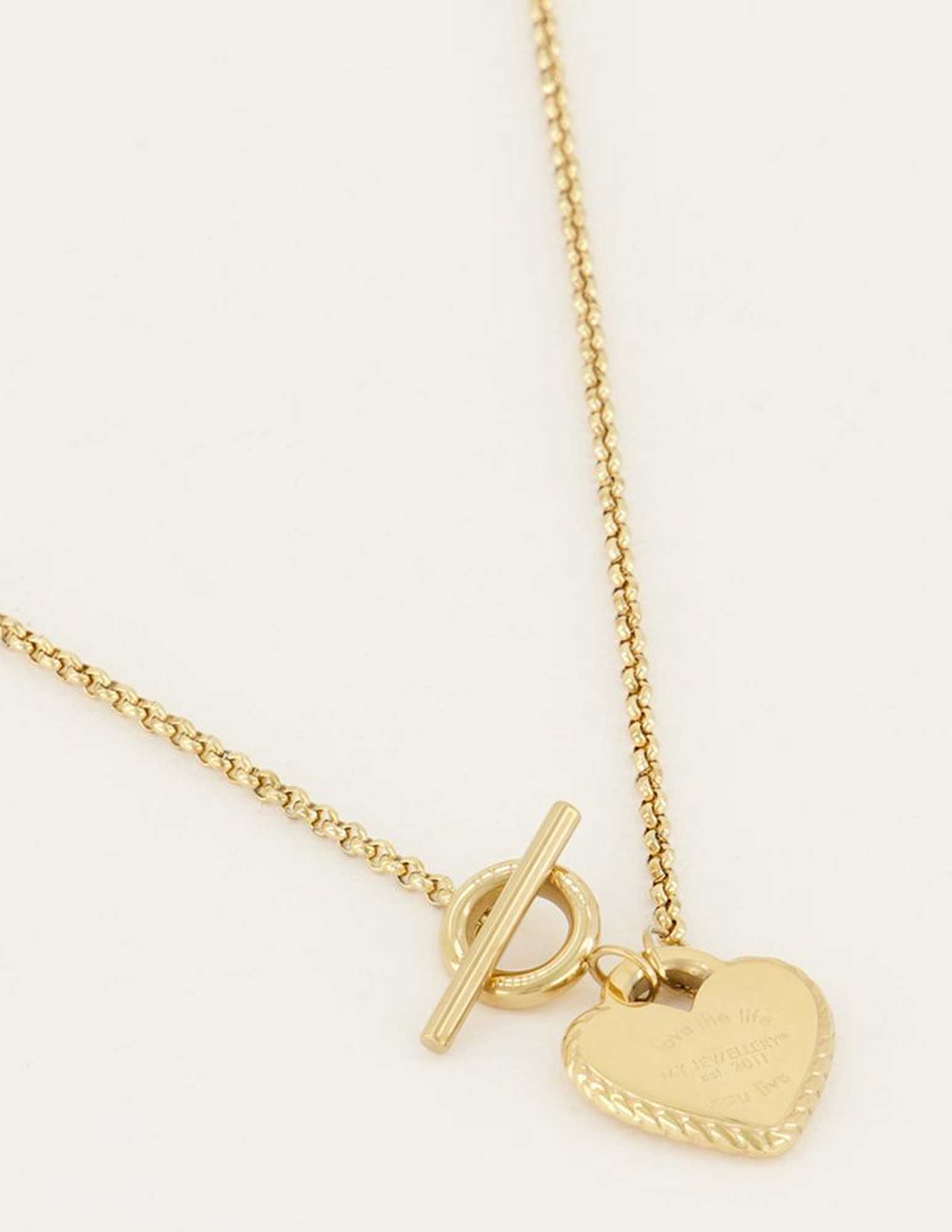 My Jewellery Ketting hart Candy Couture MJ06285 Goud
