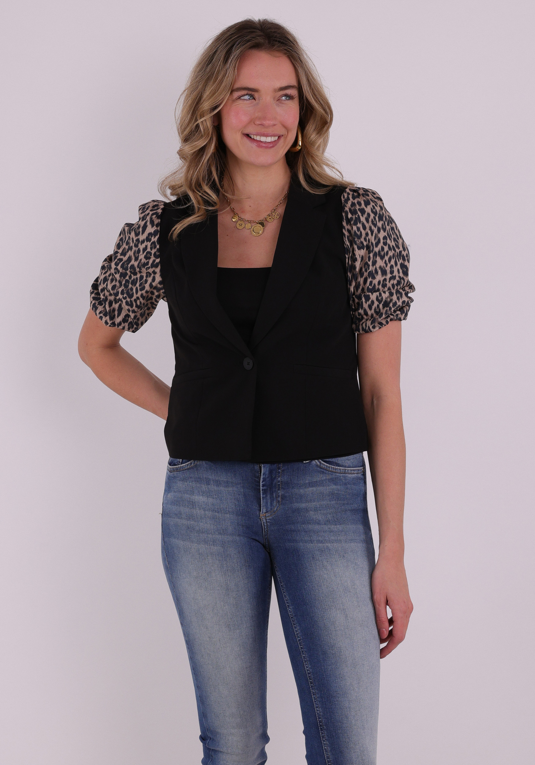 Only Blazer Mellie 15363405 Zwart