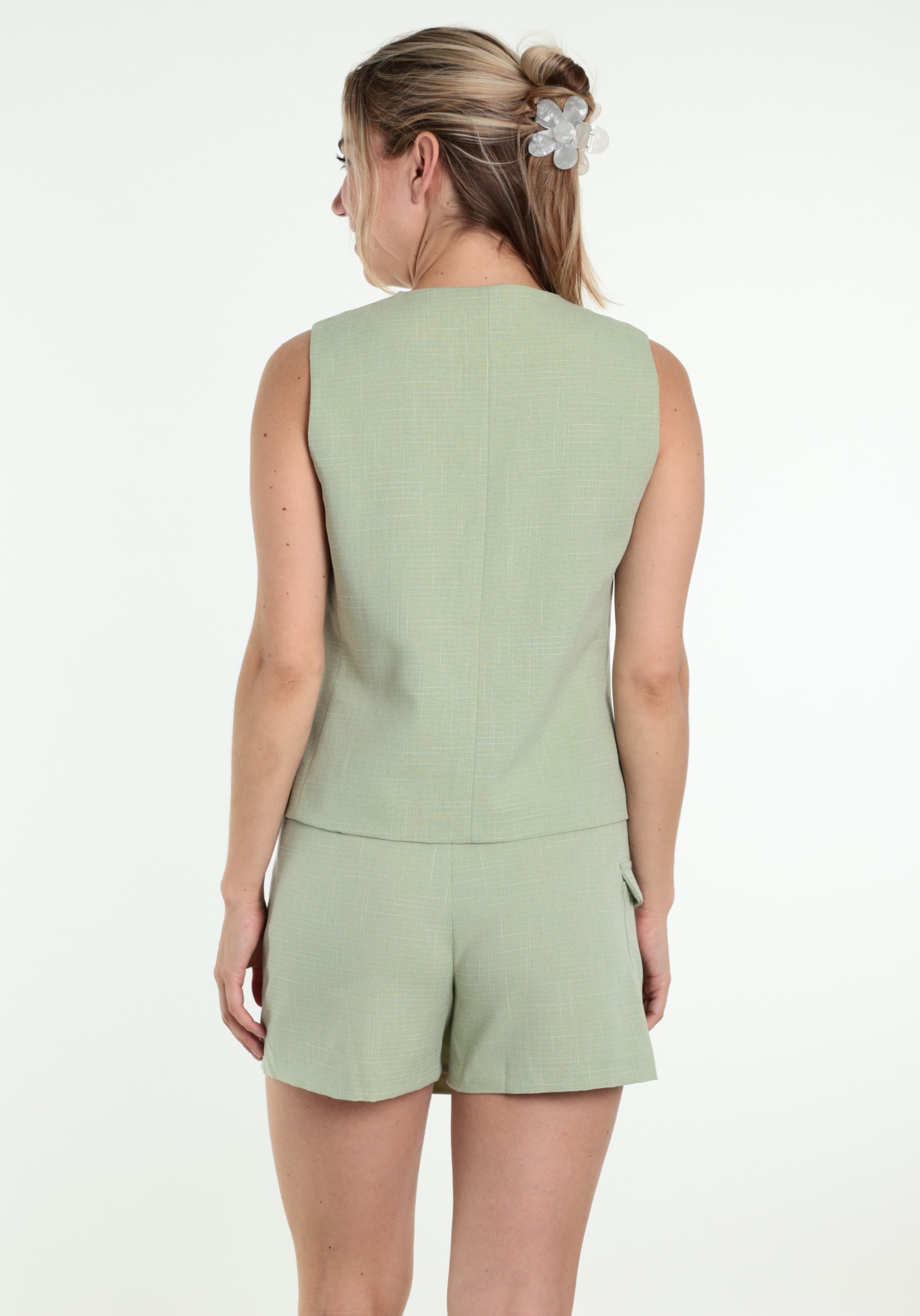 Lofty Manner Gilet Shirin RD41 Groen