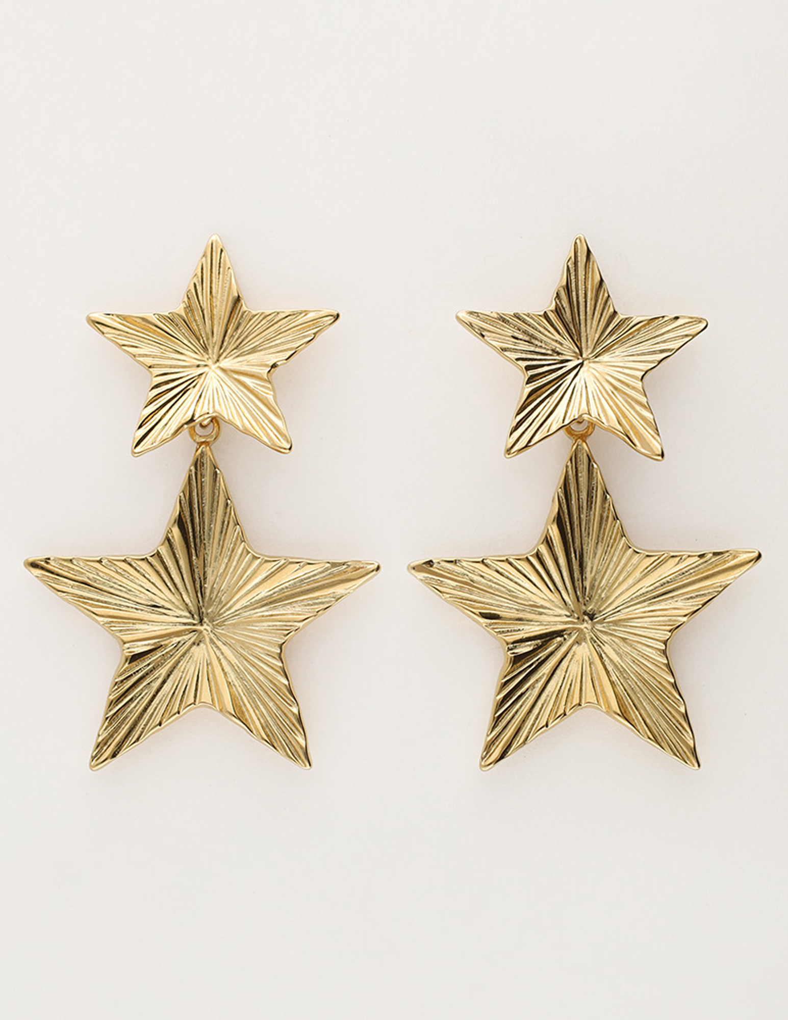 My Jewellery Starry statement oorbellen met sterren MJ11933 Goud