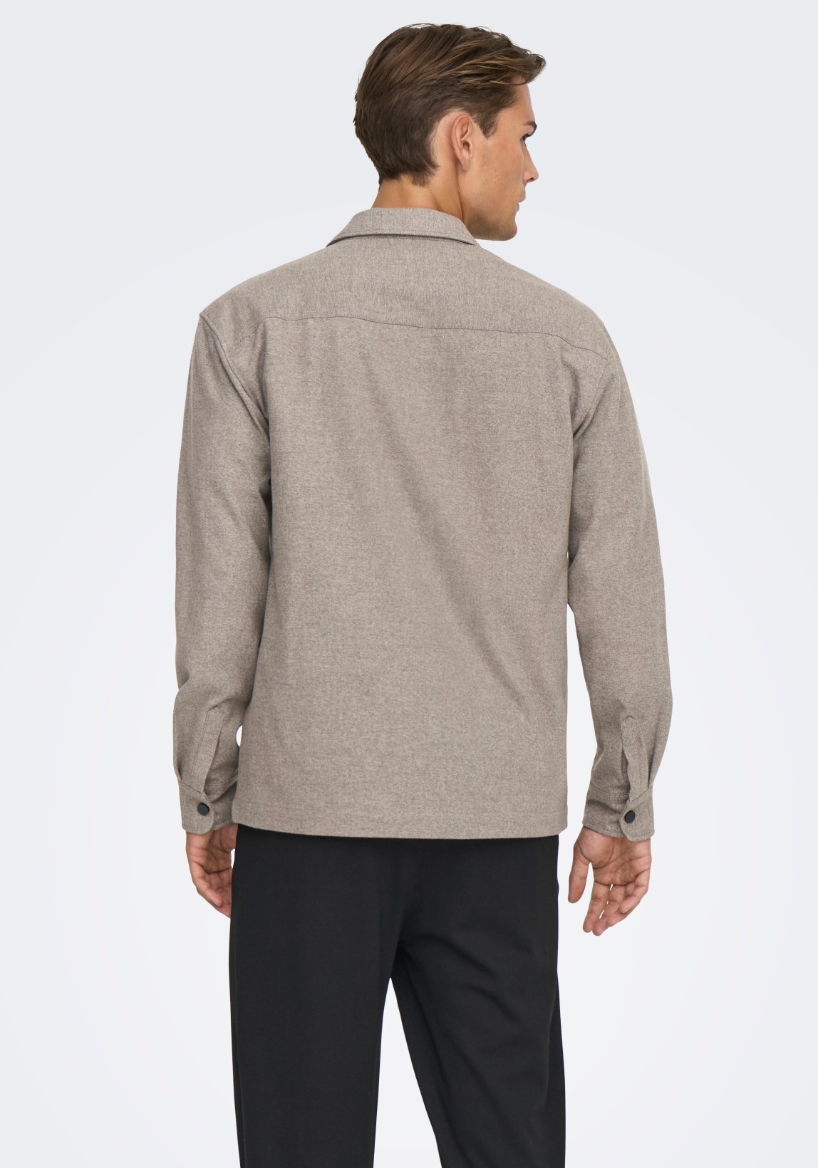 ONLY & SONS Overshirt Mark Brushed 22035991 Taupe