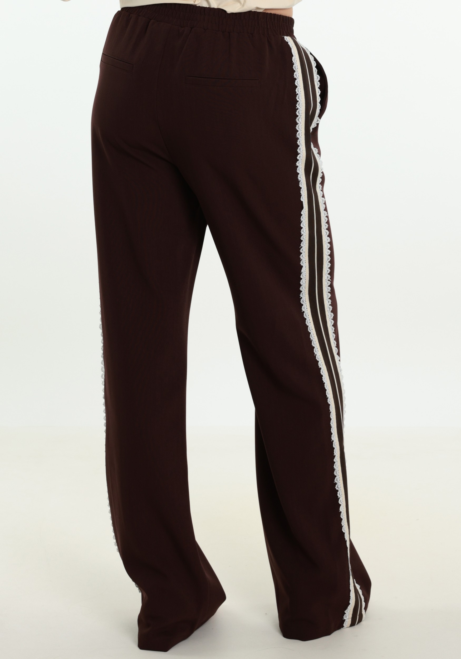 Colourful Rebel Broek Tibby tape WP118025 Bruin