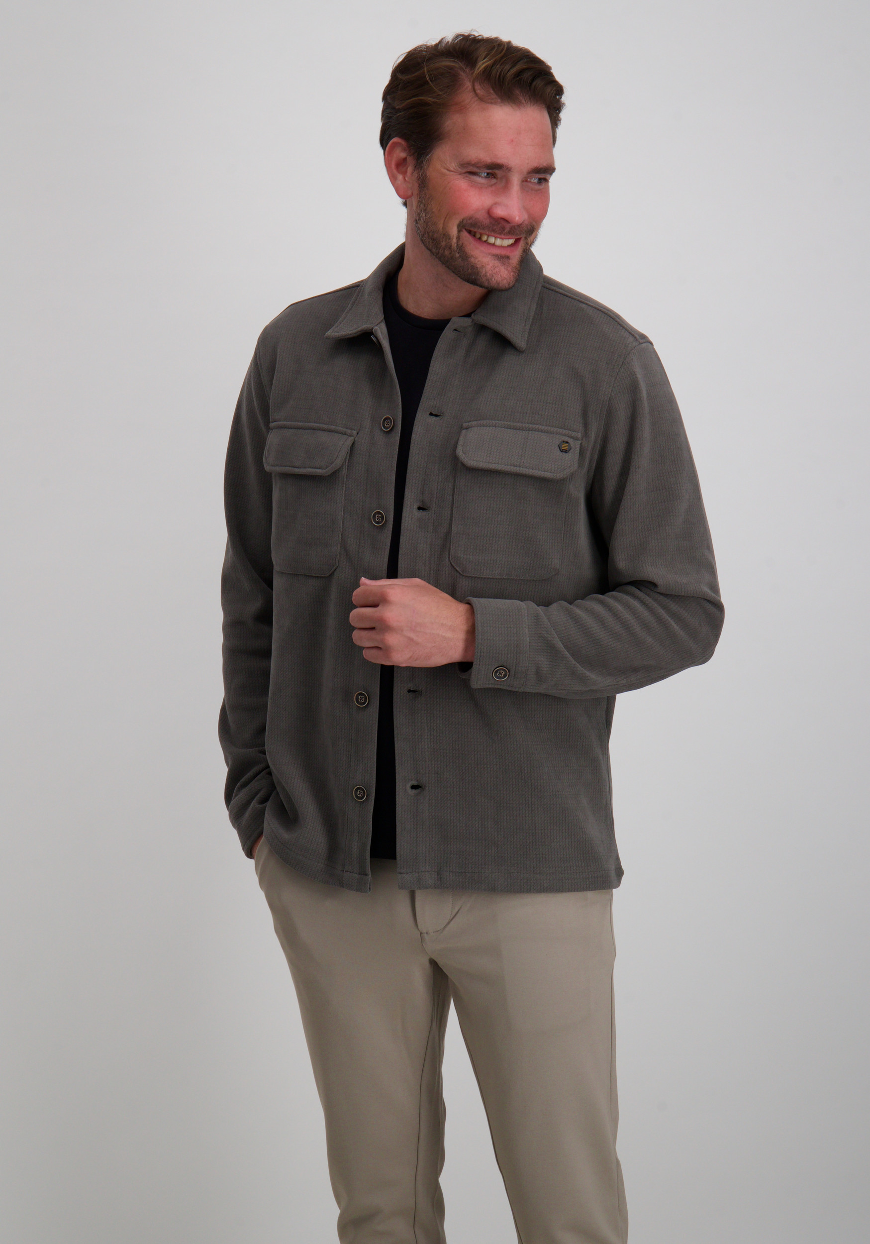 No Excess Overshirt Corduroy 29510806SN Grijs