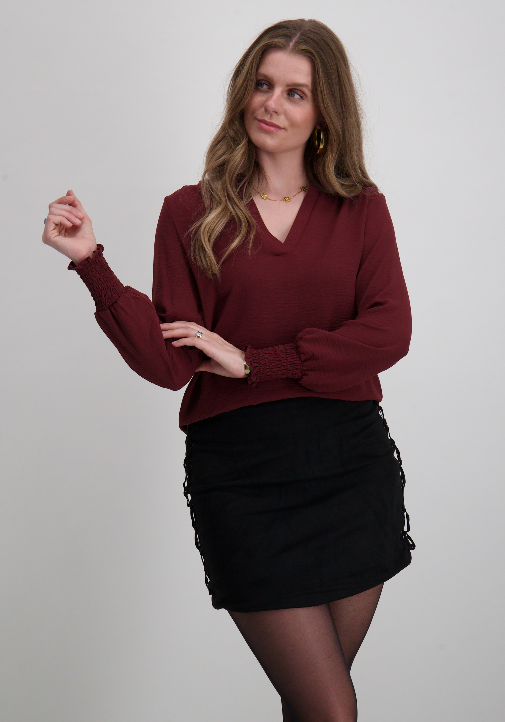 Only Blouse Mette 15284309 Bordeaux