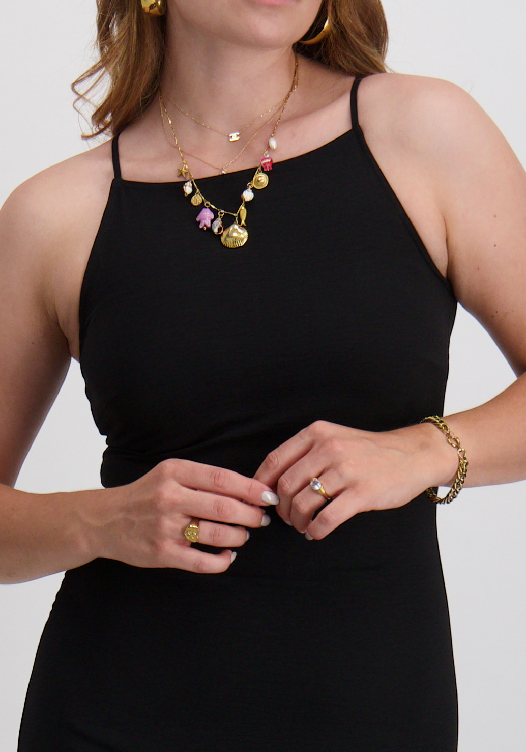 Vero moda Jurk Mathilda alva 10341472 Zwart