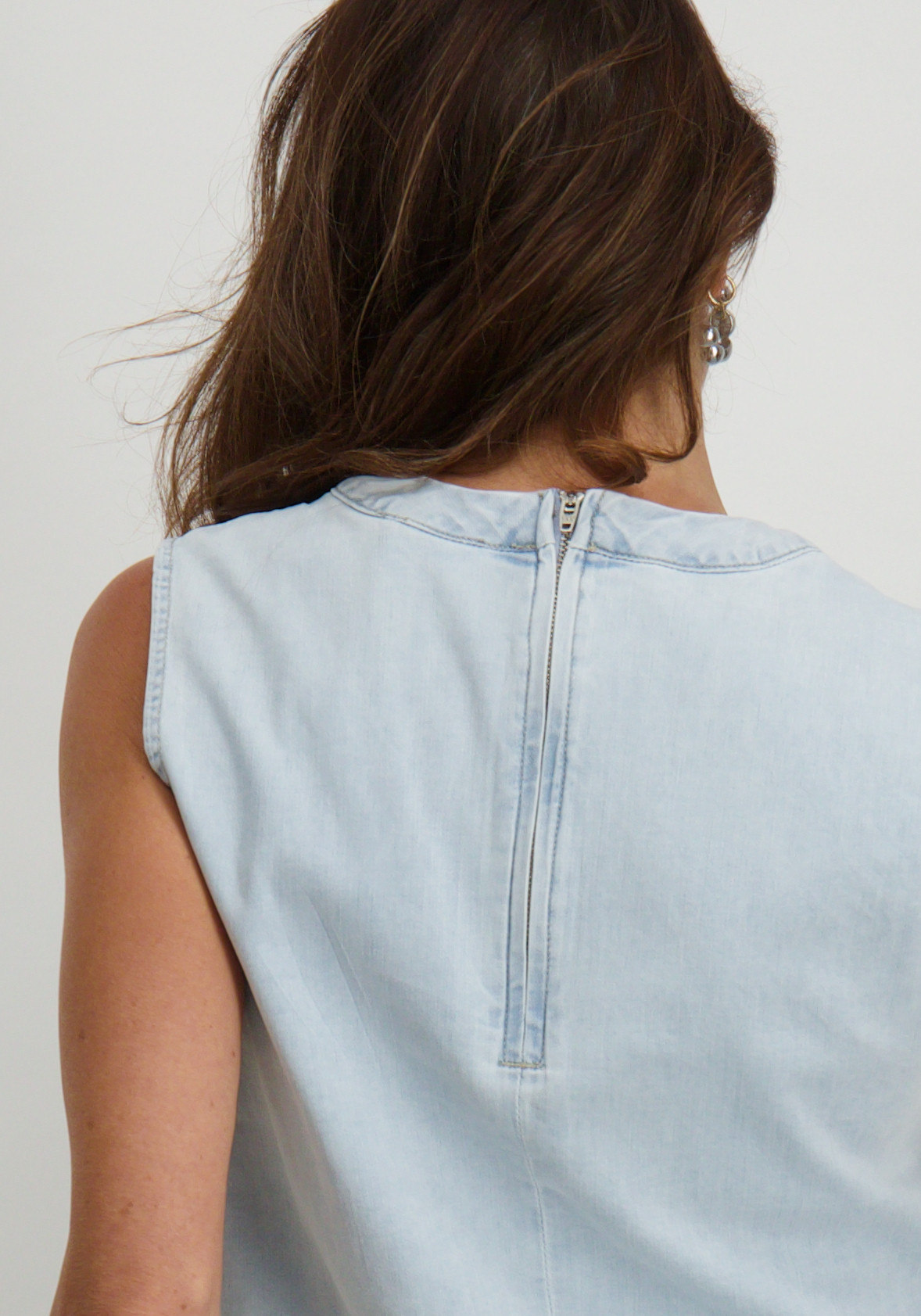 Geisha Denim top 53002-10 Blauw