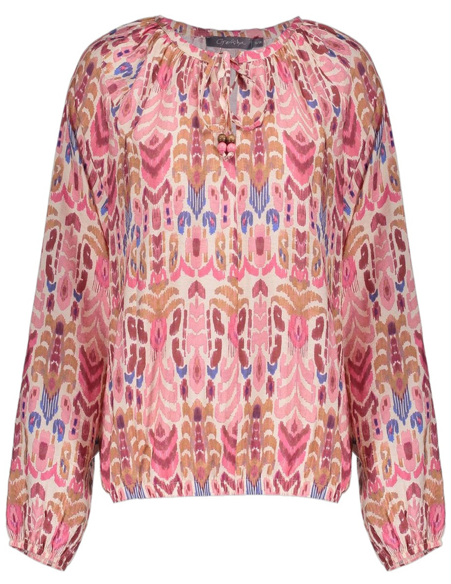 Geisha Blouse all-over print 63219-20 Rose