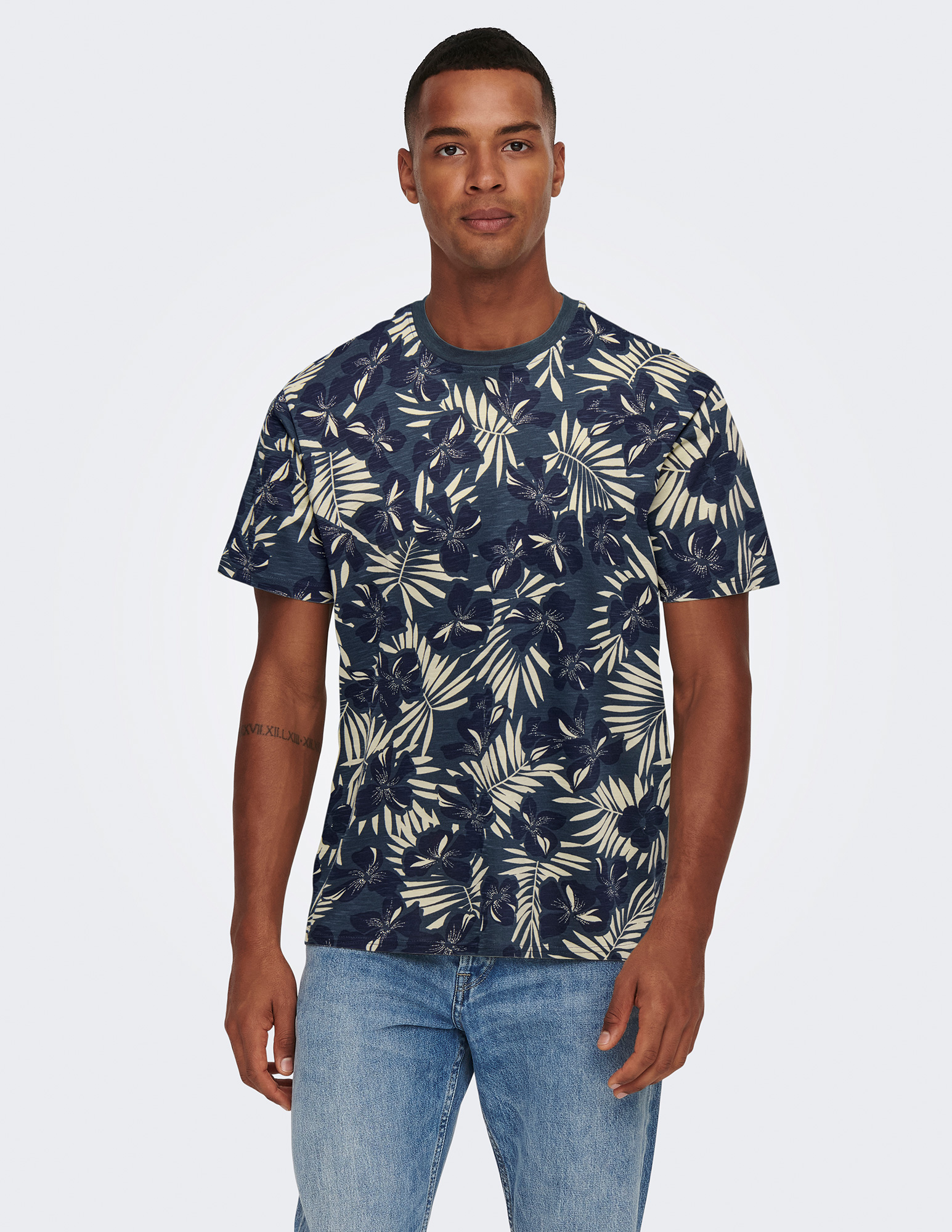 ONLY & SONS T-shirt Perry 22025283 Donker blauw