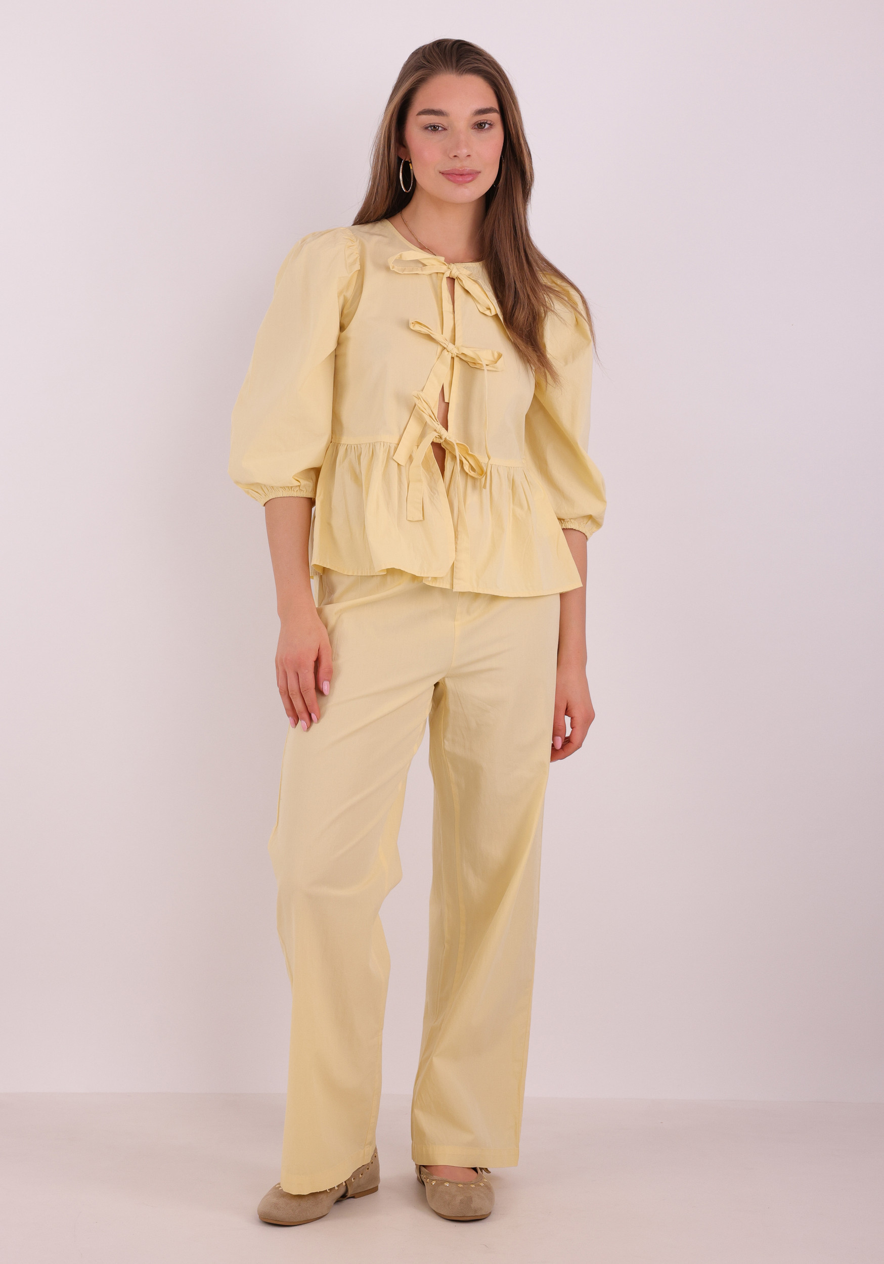 Only Blouse Ranina 15365216 Licht geel