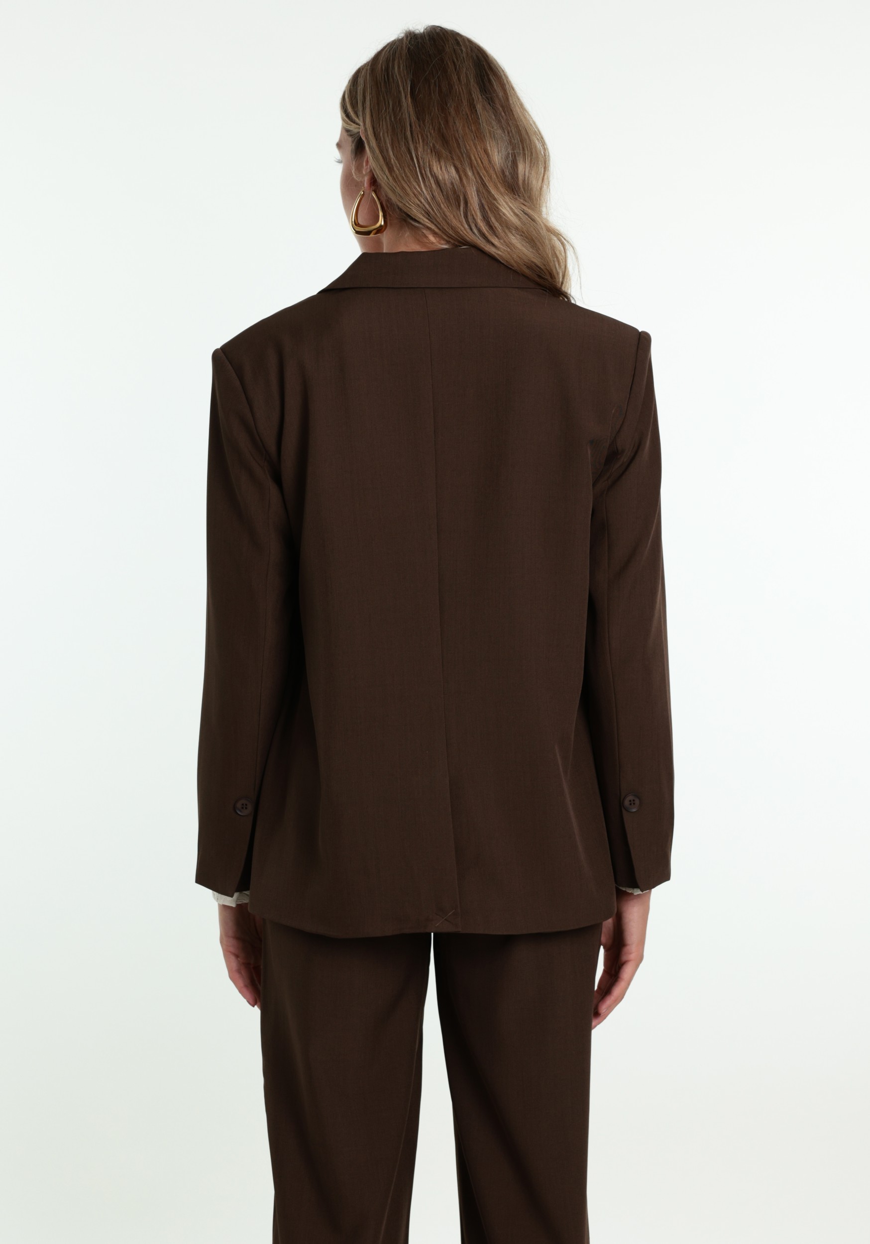 Ichi Blazer Fava 20125677 Donker bruin