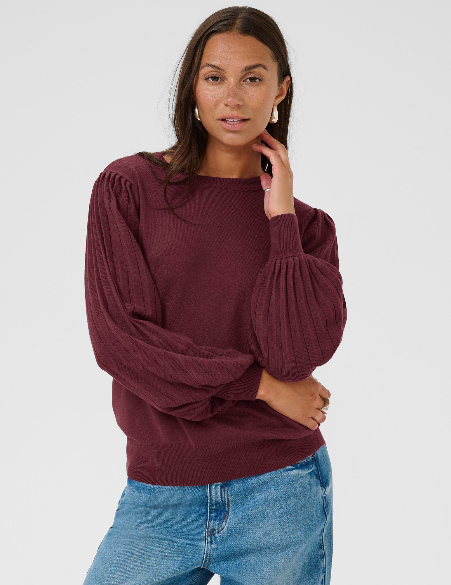 Kaffe Clothing Trui Lone 10507905 Bordeaux