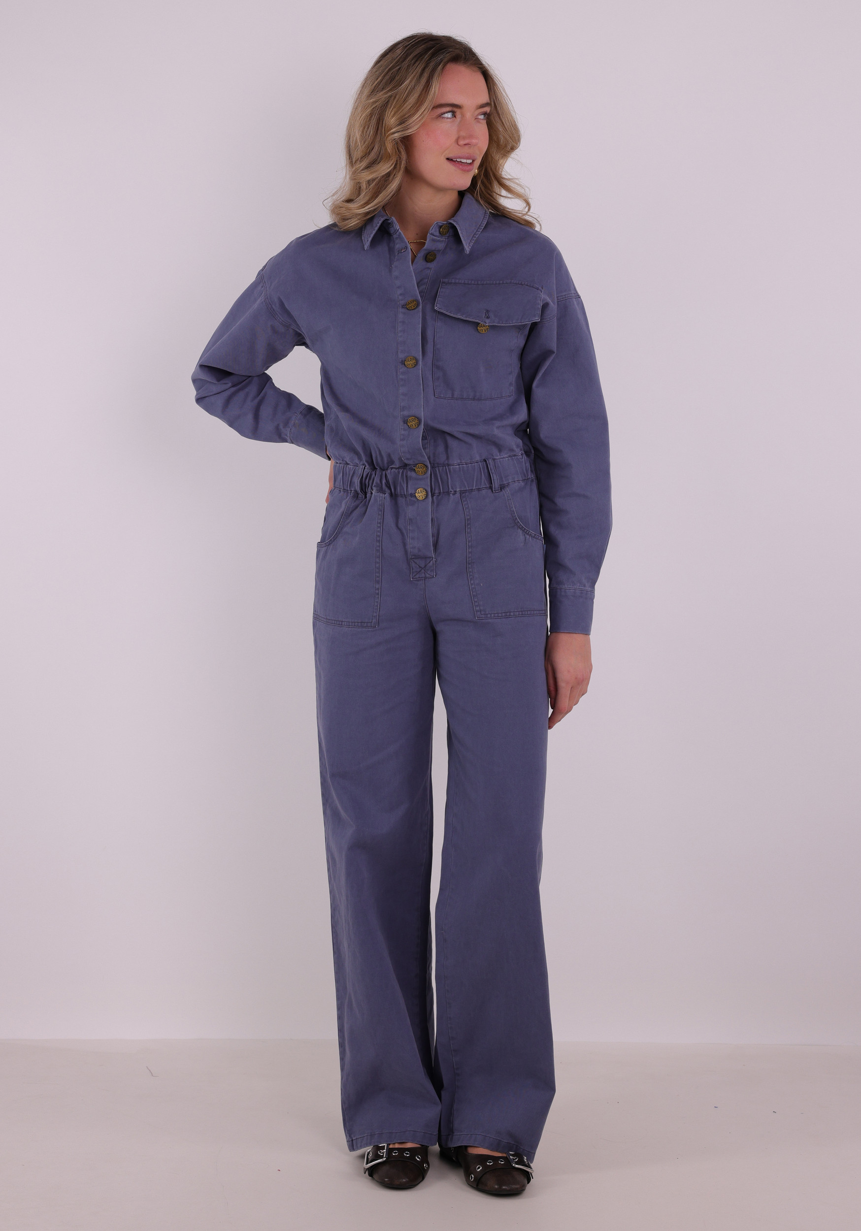 Harper & Yve Jumpsuit Jacky SS6P700 Raf blauw
