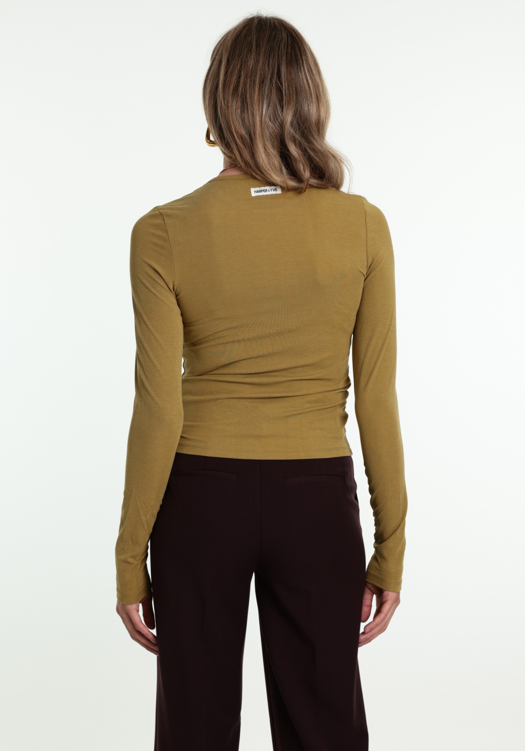 Harper & Yve Top Jason AW6P620 Olijf Groen