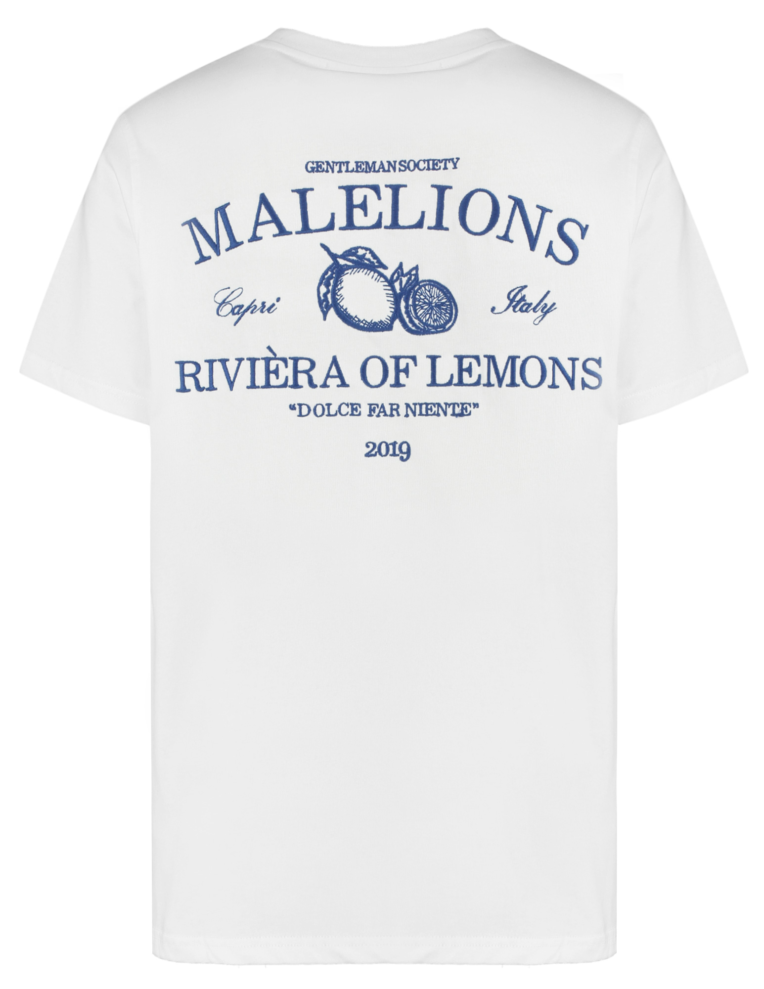 Malelions T-shirt Riviera MMB30026047 Wit
