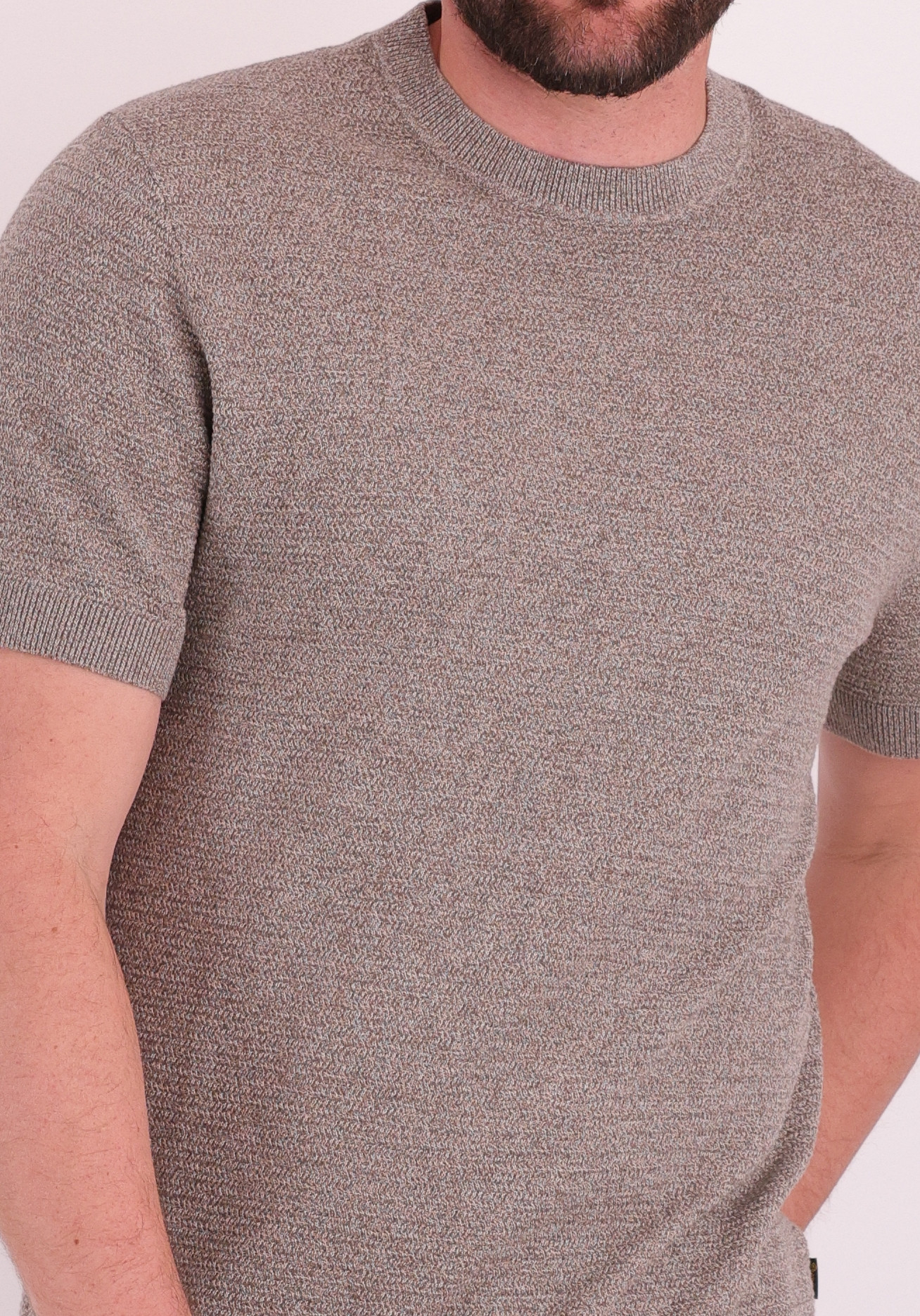 JACK & JONES Trui Riley 12292035 Licht bruin
