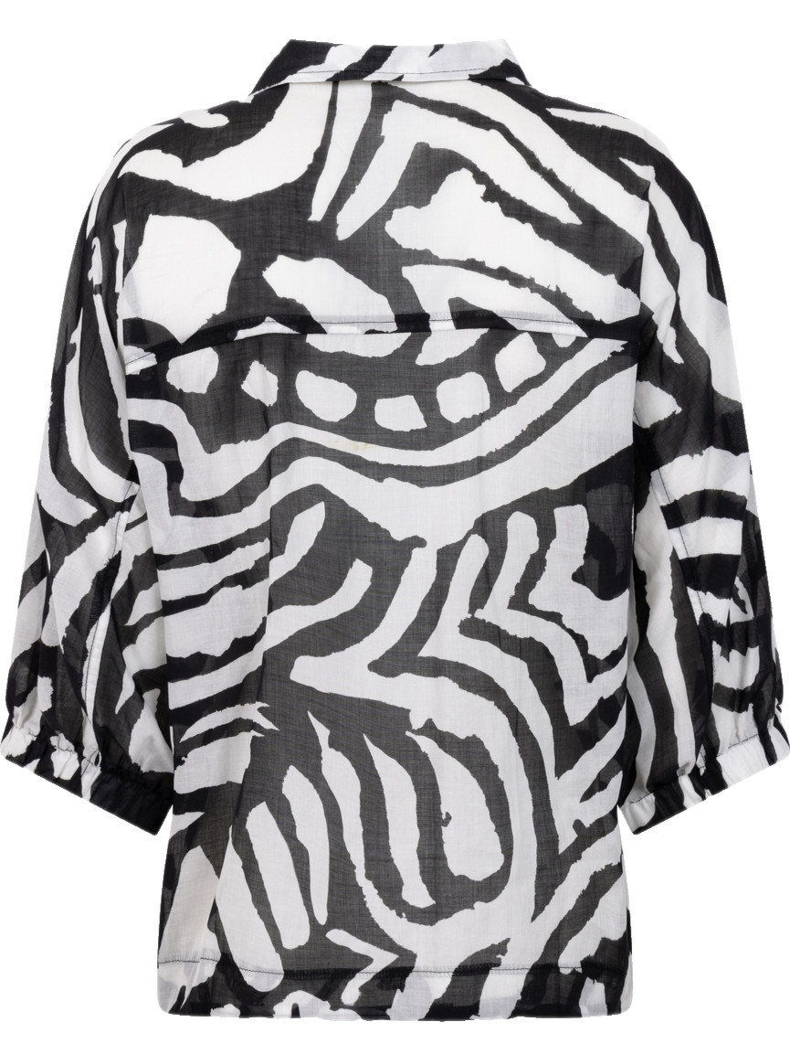 Zoso Blouse 253Ciska Zwart/Wit