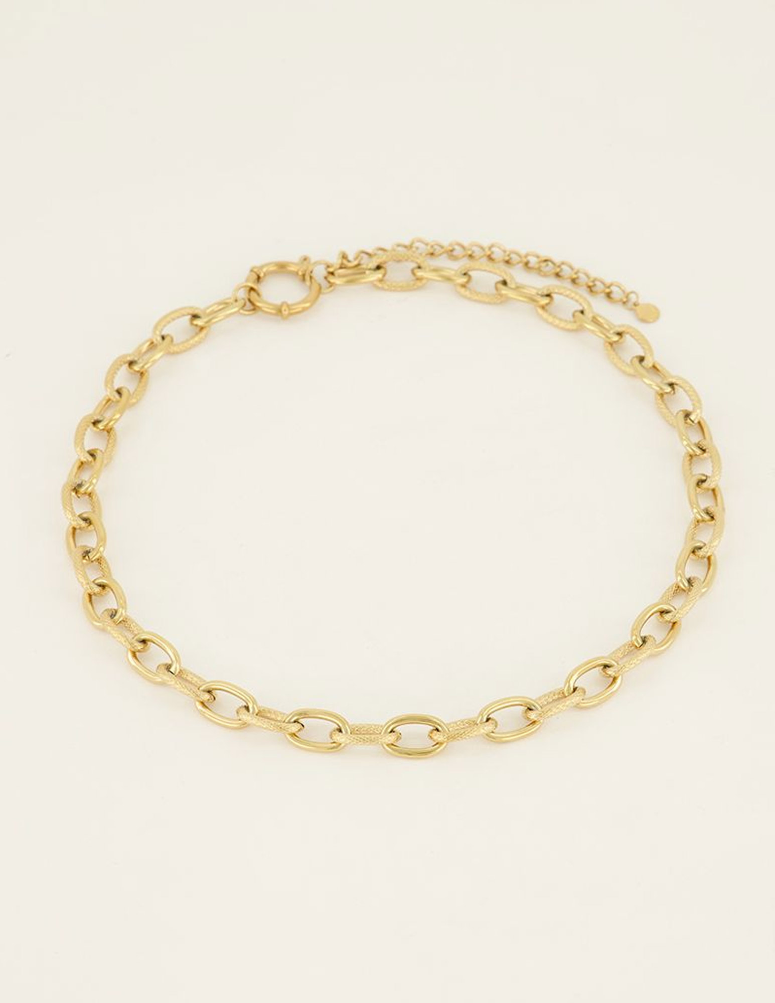 My Jewellery Ketting met schakels MJ07791 Goud