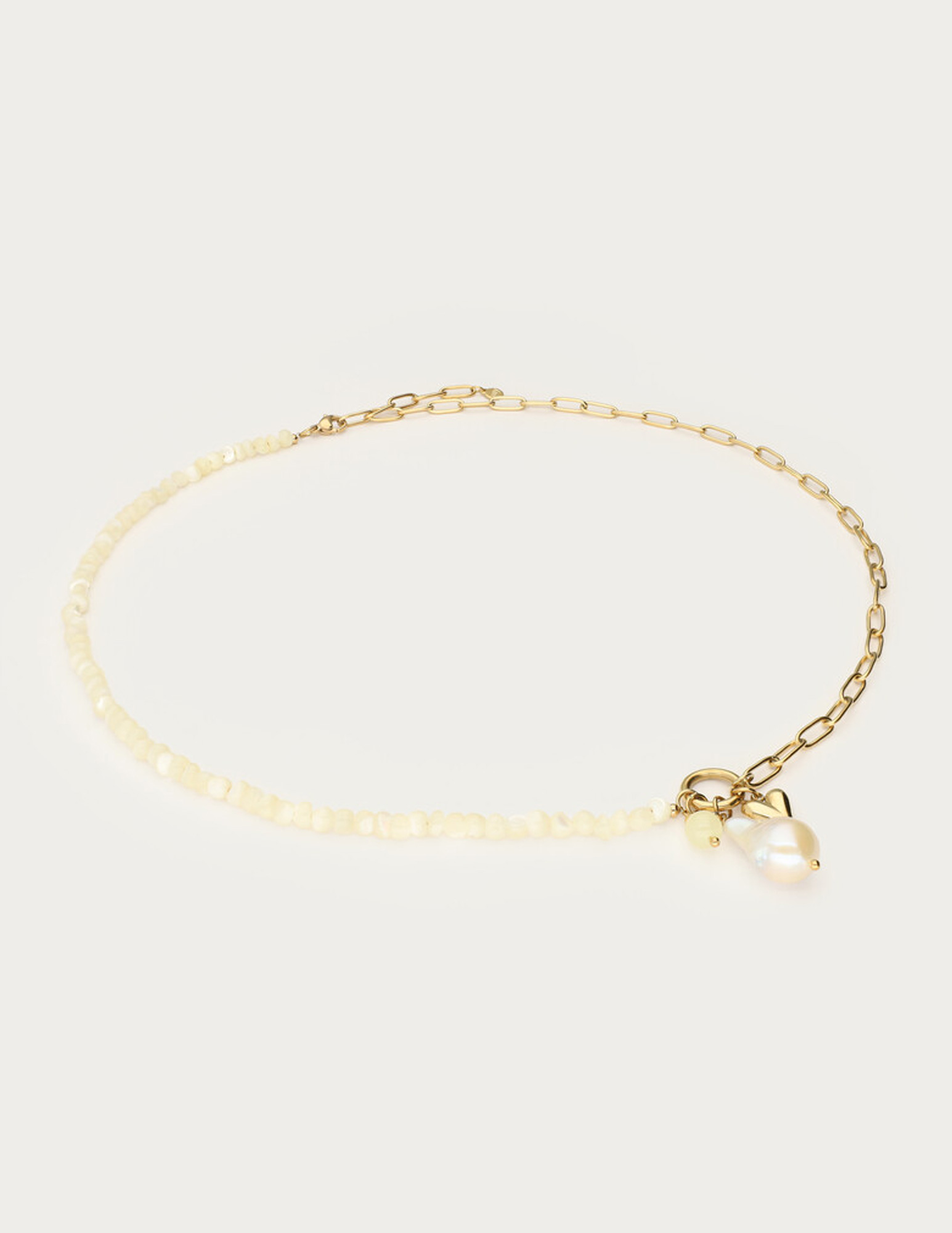 My Jewellery Botanical schakelketting met bedels MJ15418 Goud