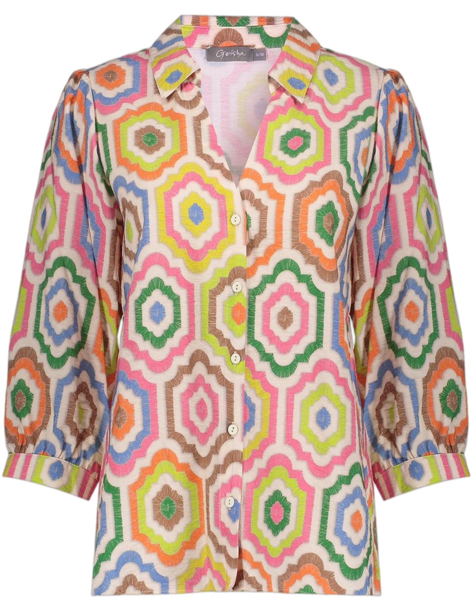 Geisha Printed blouse 63280-20