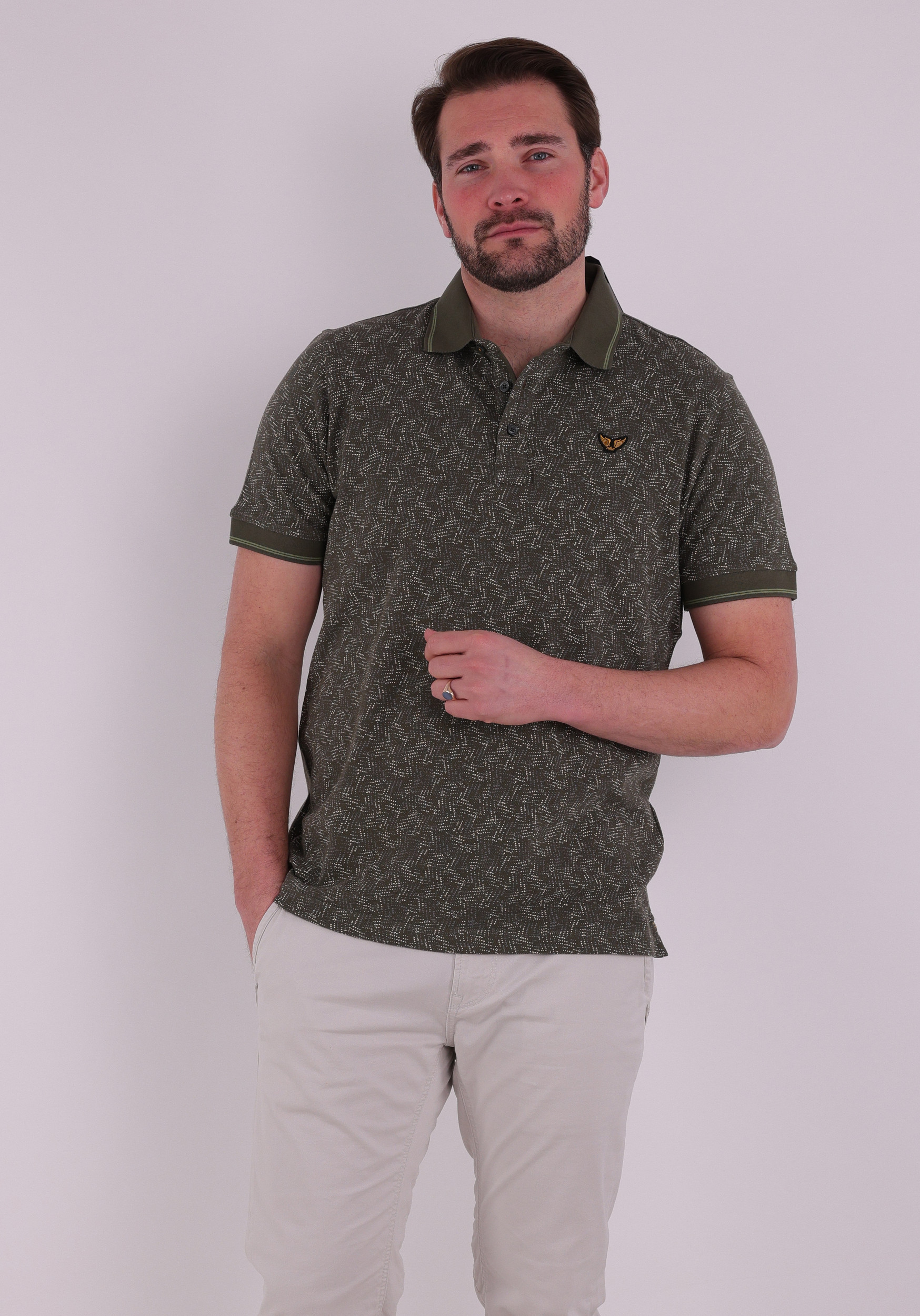 PME Legend Polo PPSS2602852 Midden groen